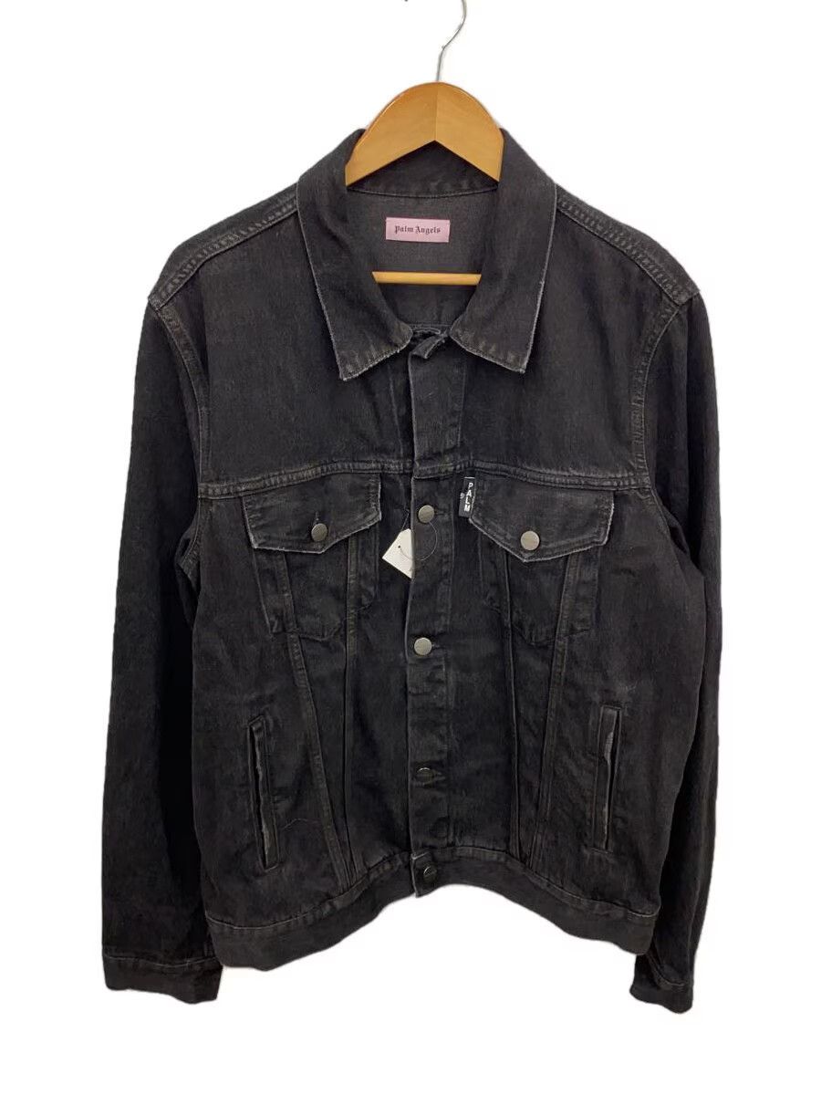 Palm Angels Palm Angels Cotton Denim Jacket Black Size US M / EU 48-50 / 2 - 1 Thumbnail