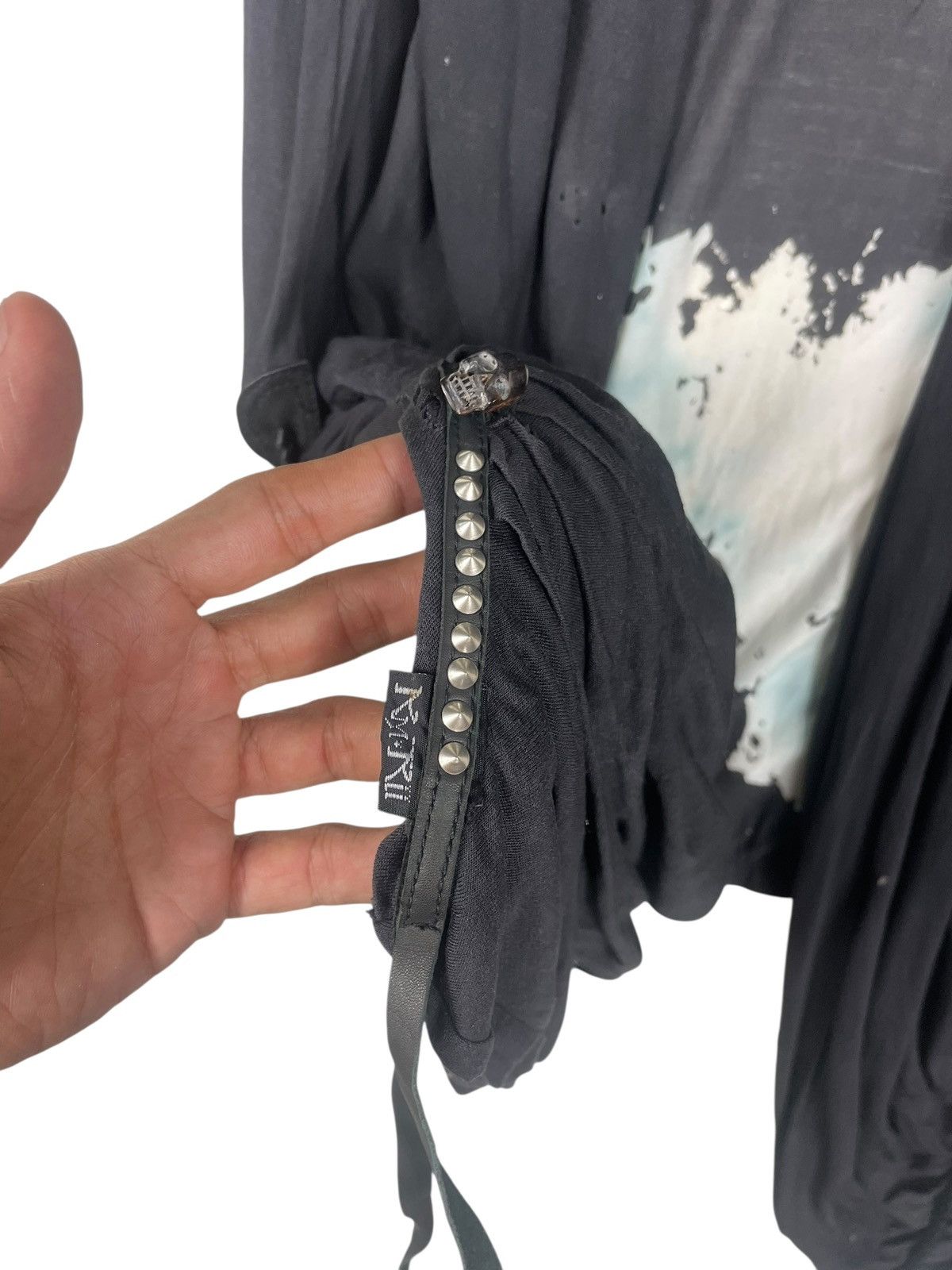 KMRii 💥KMRII Avant-Grade Draped Cardigan Abstract Print Size M / US 6-8 / IT 42-44 - 7 Thumbnail