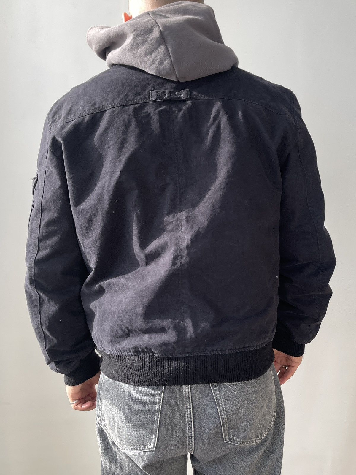Buzz Rickson's Buzz Rickson Men’s Cotton Navy Bomber Jacket Size XL Size XL / US 12-14 / IT 48-50 - 2 Thumbnail