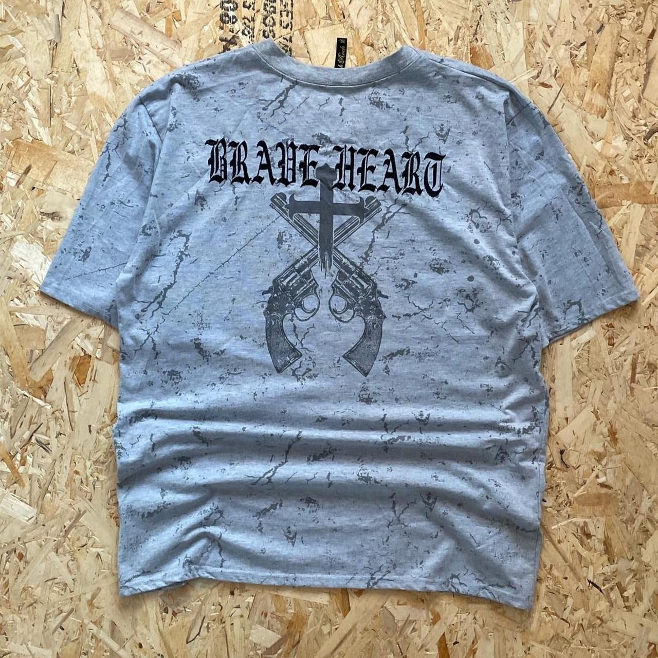 Vintage Vintage Y2k Cross T Shirt Size US XXL / EU 58 / 5 - 4 Thumbnail