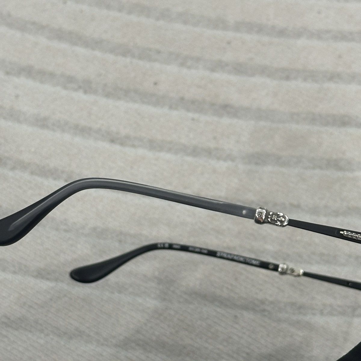 Chrome Hearts CHROME HEARTS STRAPADICTOME MATTE BLACK EYEGLASSES Size ONE SIZE - 8 Thumbnail