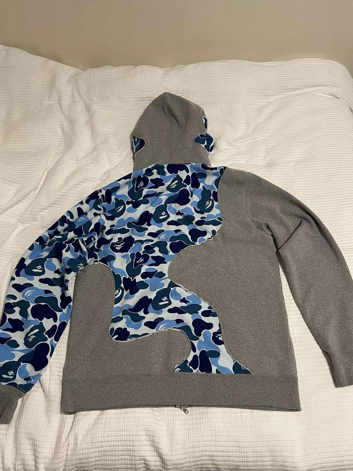 Bape Bape Abc camo patchwork full zip hoodie | Grailed