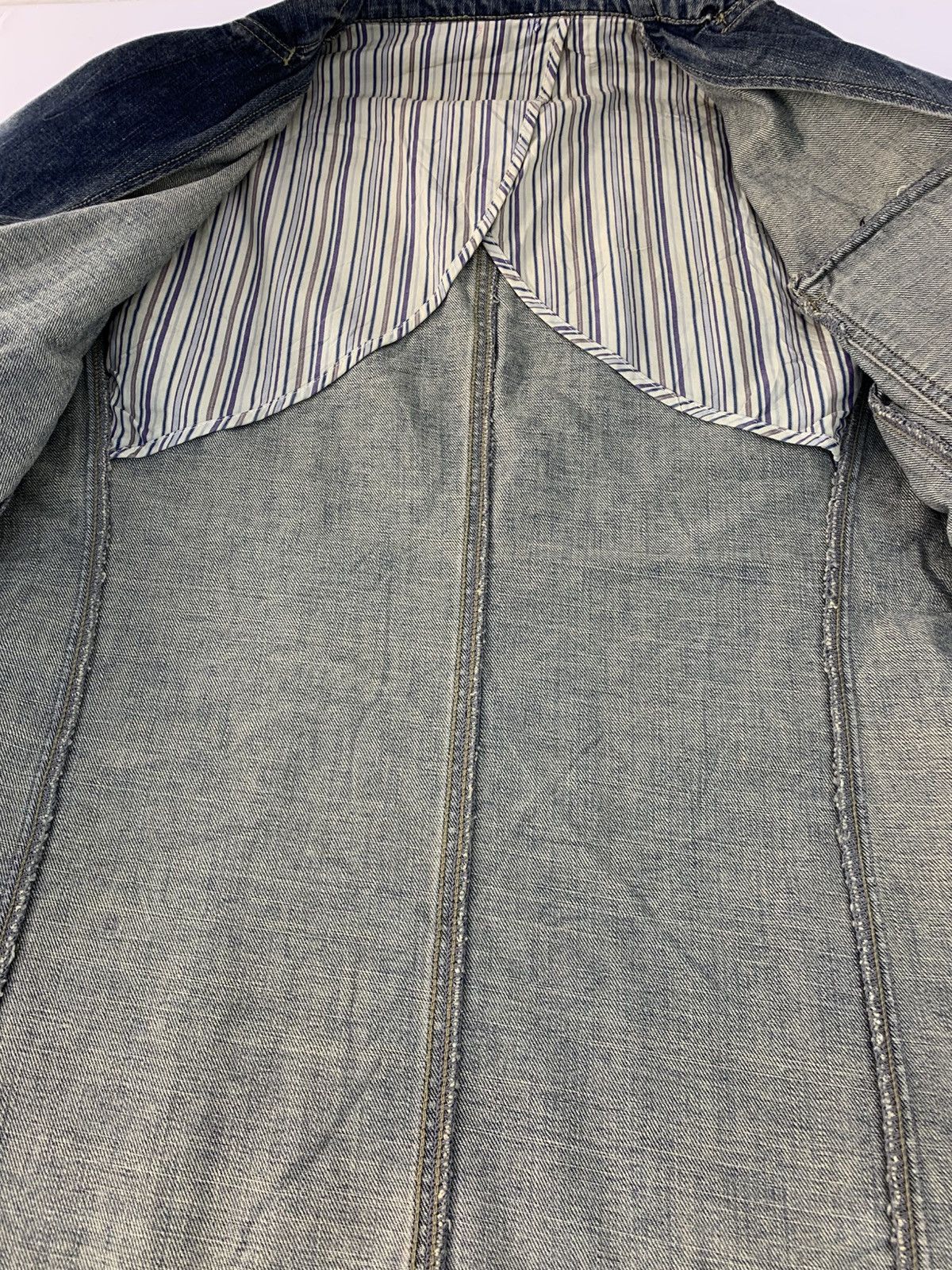 BEANPOLE 90s Bean Pole Indigo Denim Jeans Coat Jacket Double Pocket Size US M / EU 48-50 / 2 - 5 Thumbnail