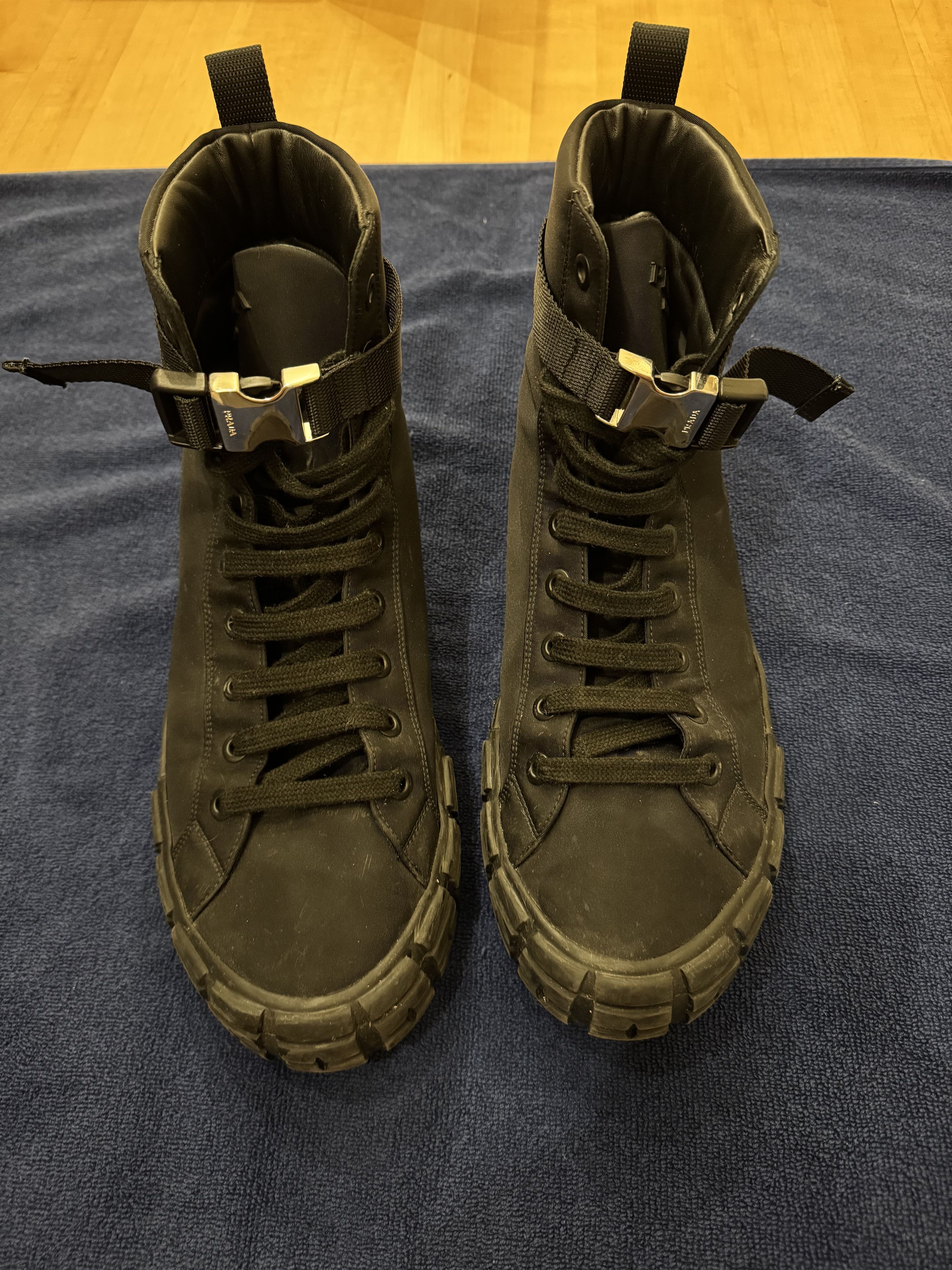 Prada Prada Black Nylon Boots EU44 Size US 11 / EU 44 - 1 Thumbnail