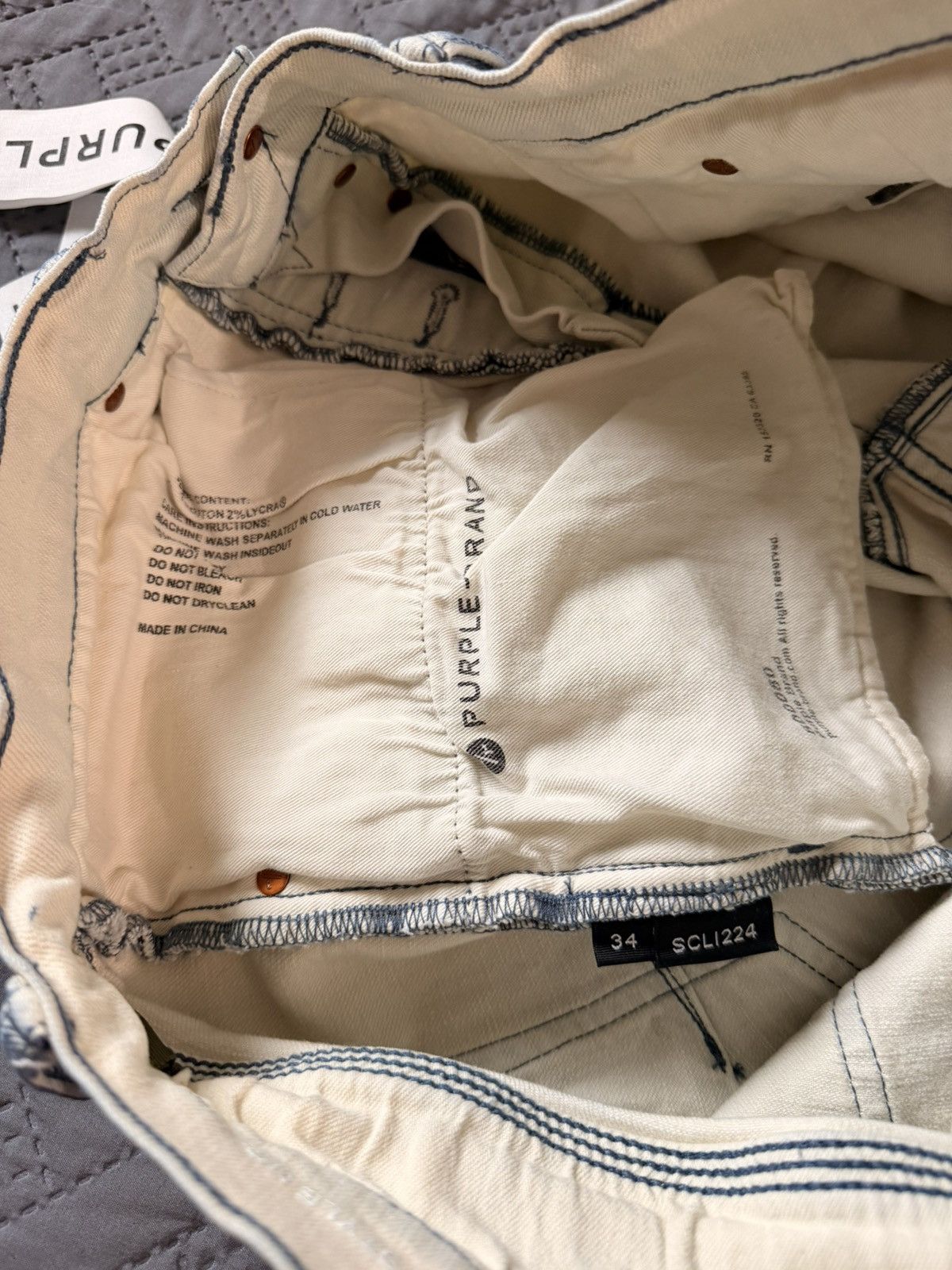 Purple Brand Purple Brand Jeans Size US 34 / EU 50 - 4 Thumbnail