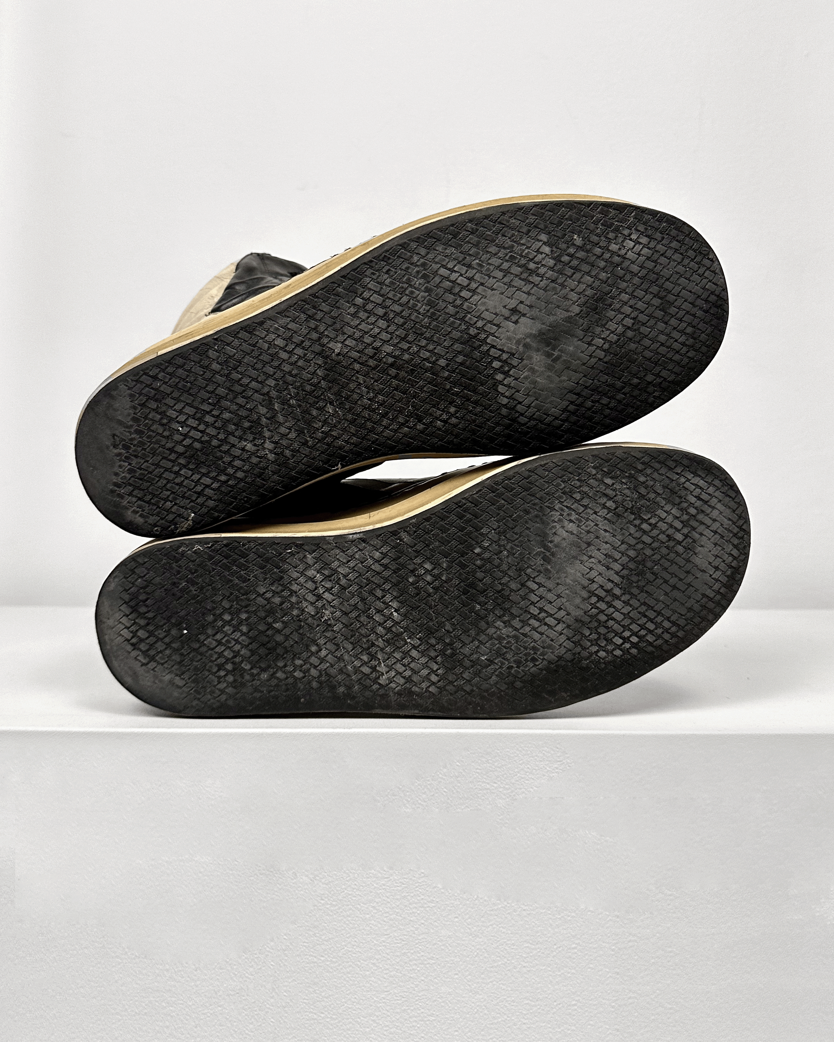 Rick Owens Rick Owens Black Milk Geobasket Size US 9 / EU 42 - 4 Thumbnail