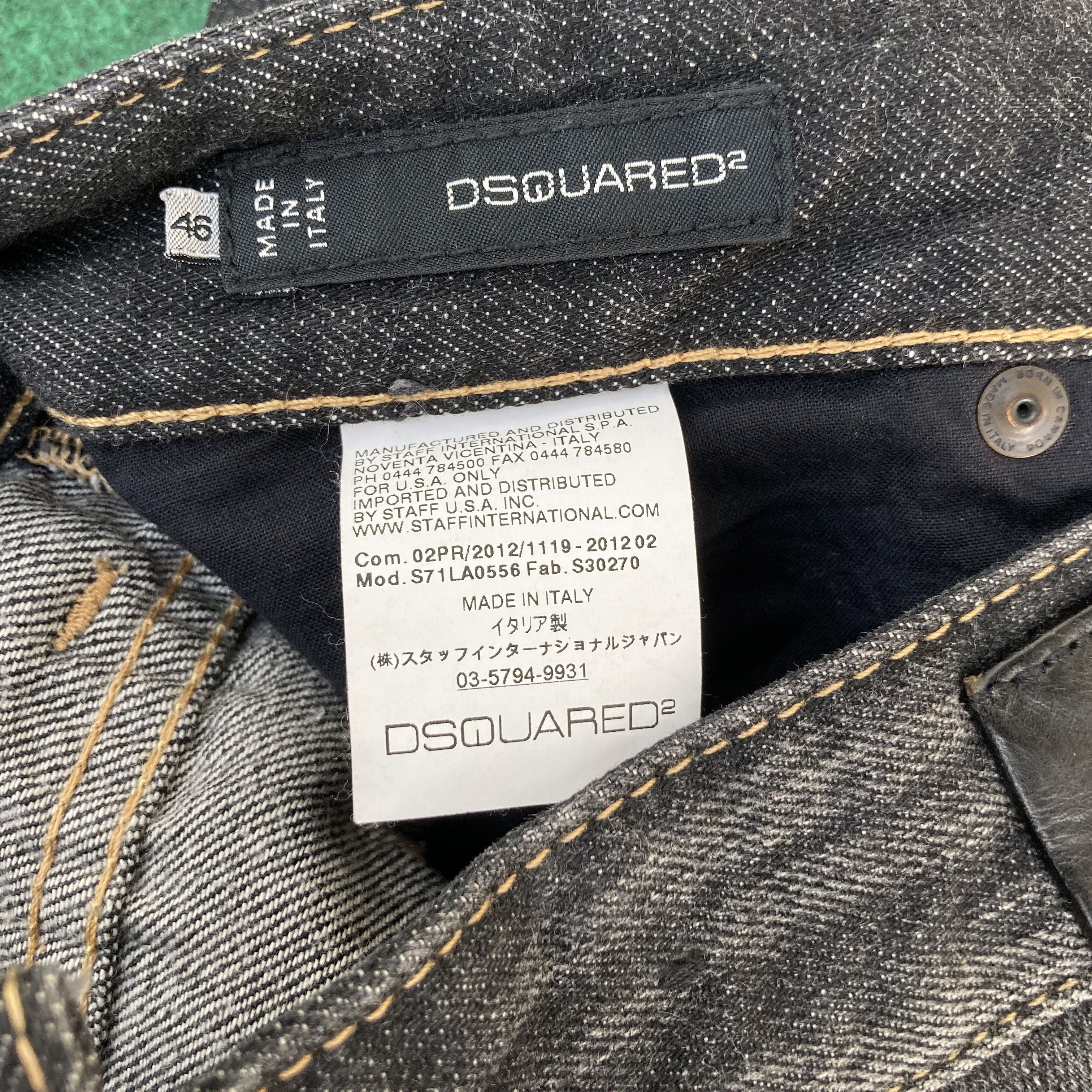 Dsquared2 × Japanese Brand 31x33 Vtg DSQUARED 2 Denim Italy Rips Distressed Pant Jeans Size US 31 - 6 Thumbnail