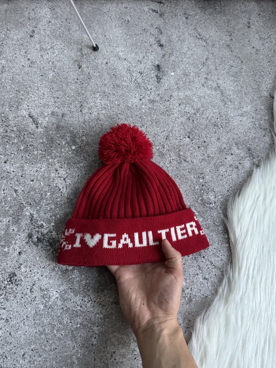 Jean Paul Gaultier Vintage I love Jean Paul Gaultier y2k big logo hat Size ONE SIZE - 13 Thumbnail