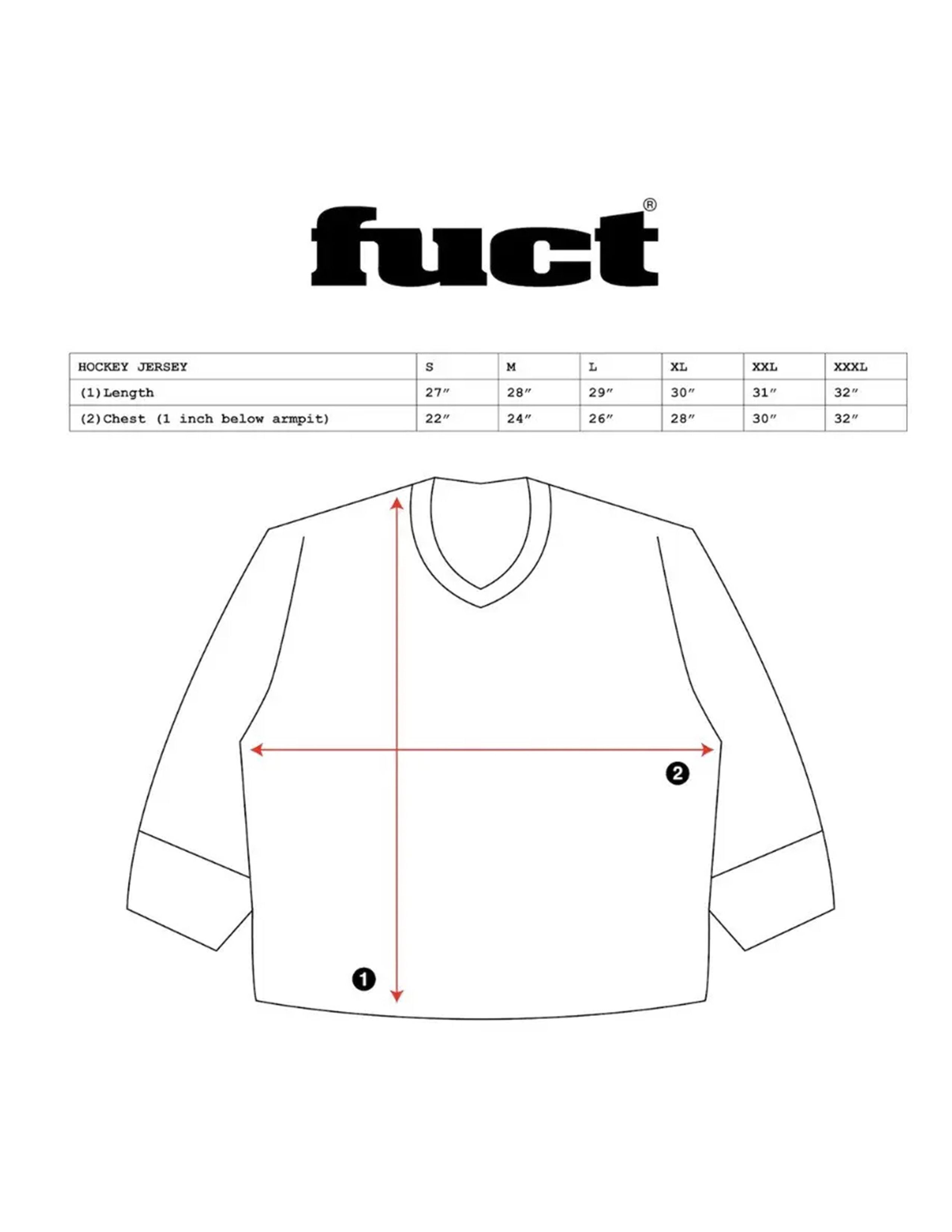 FUCT FUCT 3M Hockey Jersey Size US XXL / EU 58 / 5 - 15 Thumbnail