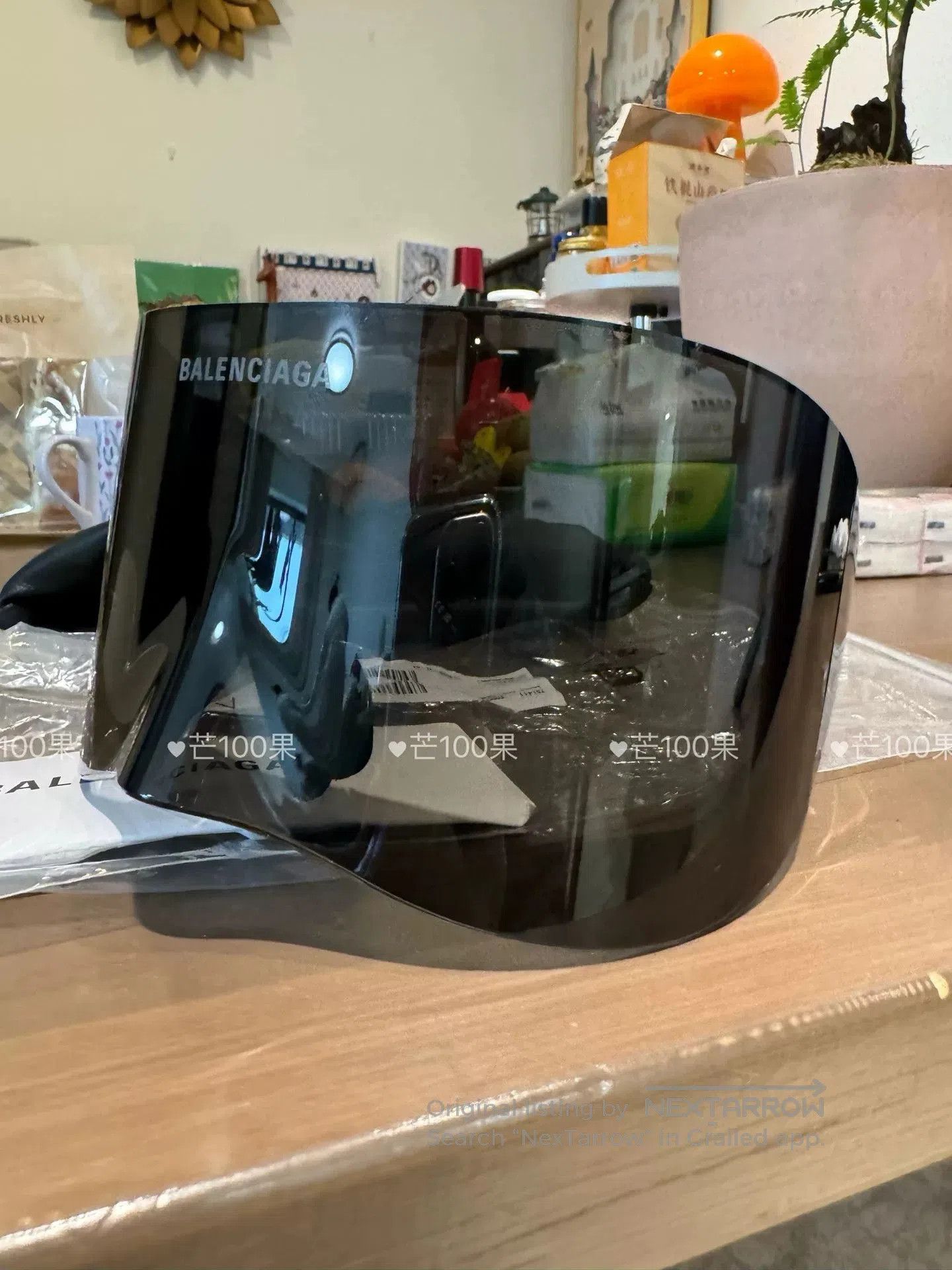 Balenciaga Balenciaga 23 Mask Sunglasses. Size ONE SIZE - 2 Thumbnail