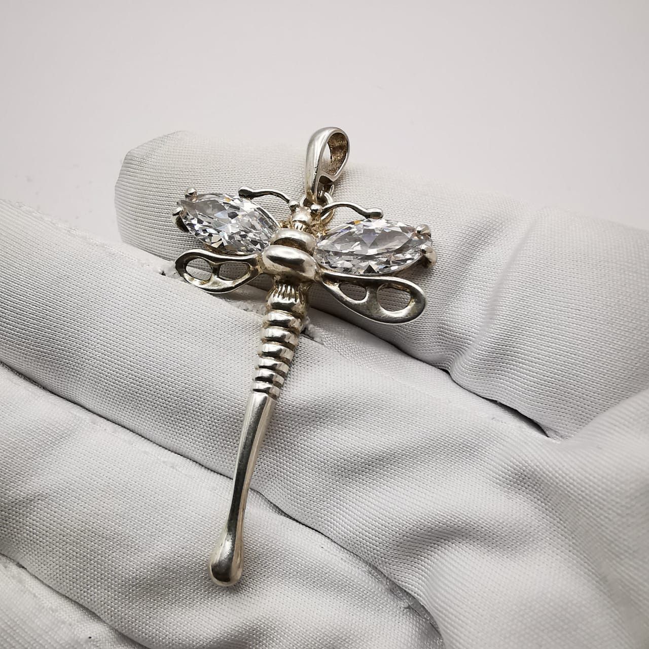 Vintage Vintage 925 Sterling Silver Pendant Cubic Zirconia 7,6g Size ONE SIZE - 6 Thumbnail