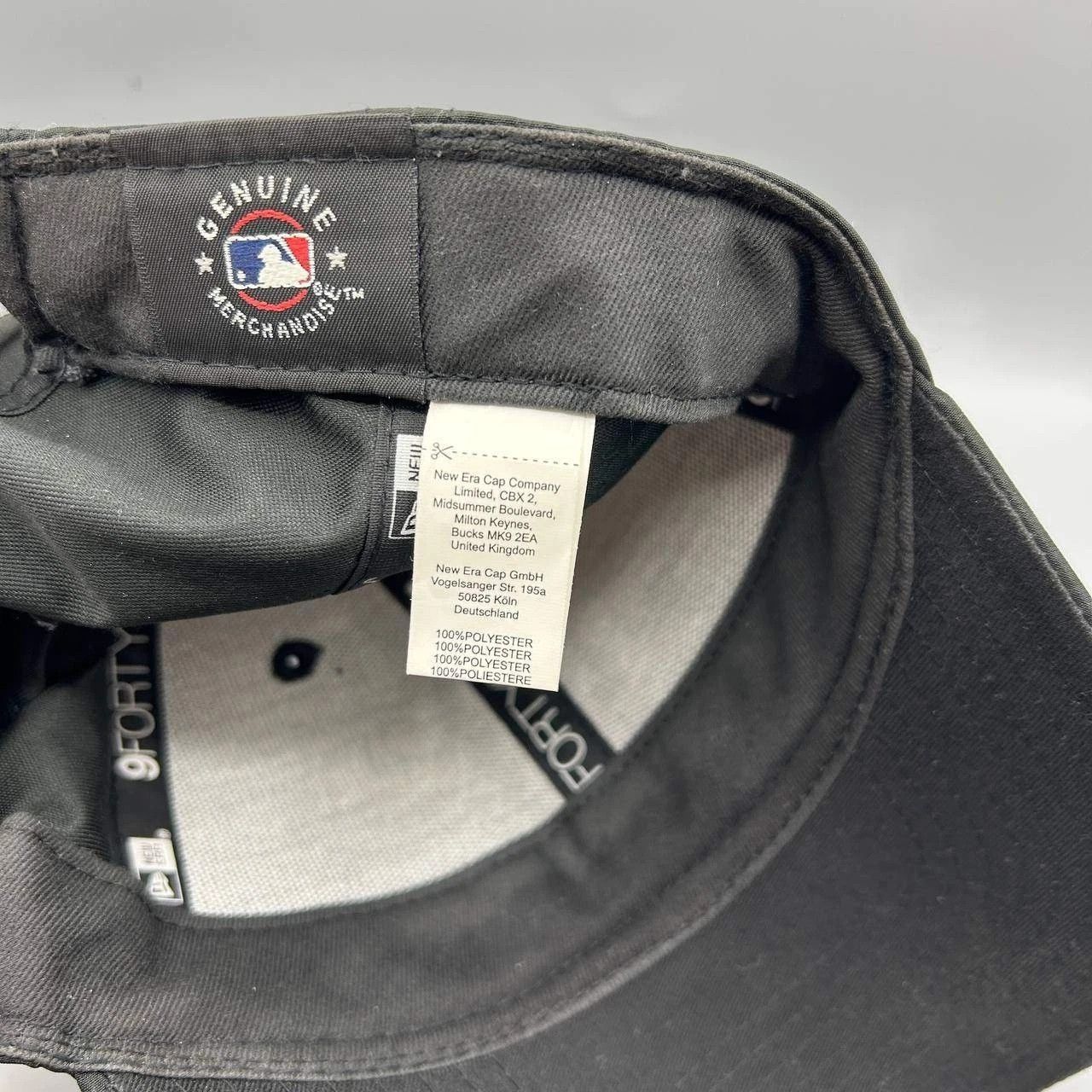 New Era Los Angeles LA Dodgers Hat Men Black Embroidered Strap Back Size ONE SIZE - 4 Thumbnail