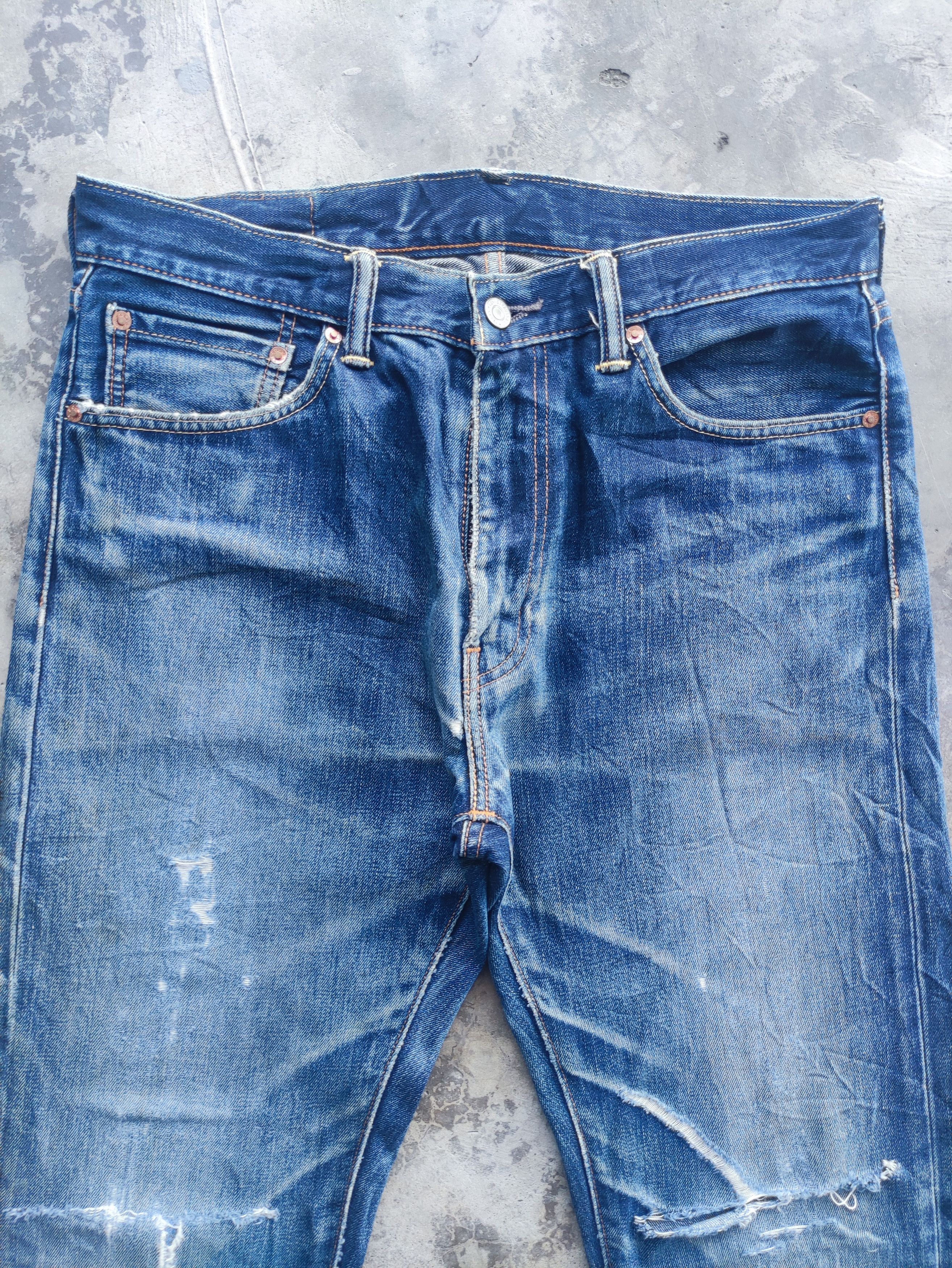 Levi's Vintage Levi's Distress Faded Jean Size US 34 / EU 50 - 3 Thumbnail
