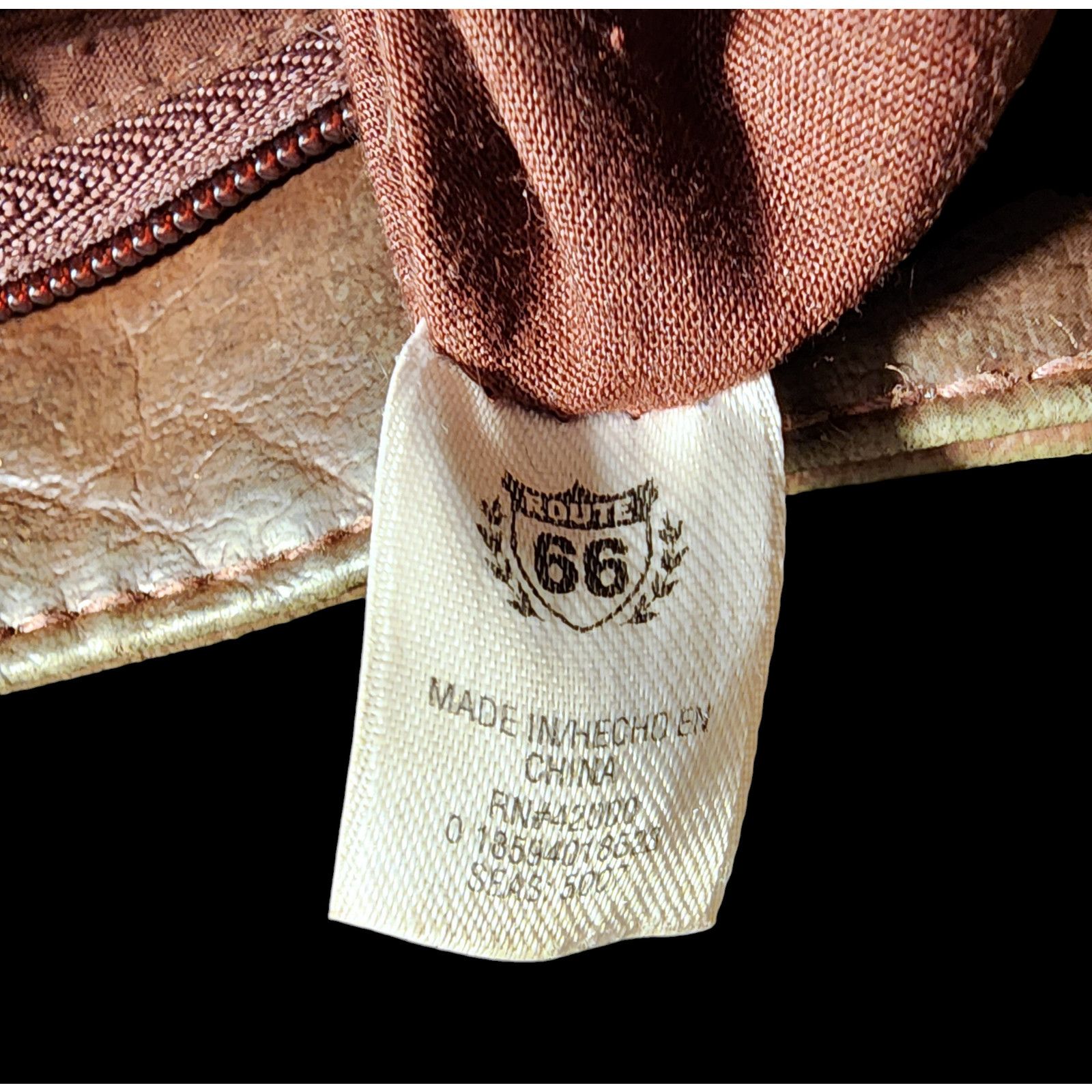 Route 66 Vintage route 66 faux leather brown bag purse Size ONE SIZE - 4 Thumbnail