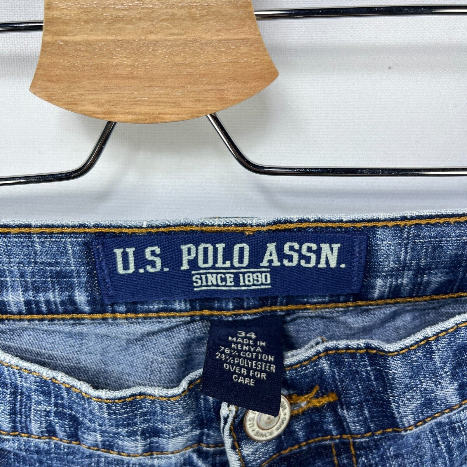 Vintage Vintage Y2K US Polo Assn Baggy Denim Shorts 34 USPA Jorts Size US 34 / EU 50 - 8 Thumbnail