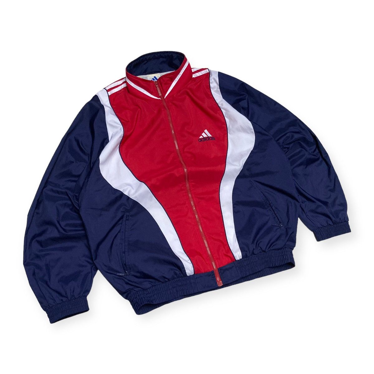 Adidas × Vintage Vintage Adidas Tracksuit Set Track Pants Jacket Nylon 80 90s Size US L / EU 52-54 / 3 - 4 Thumbnail