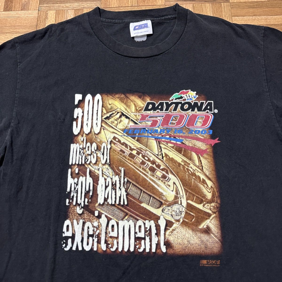 CSA Vintage NASCAR 2003 Daytona 500 tee Size US XL / EU 56 / 4 - 3 Thumbnail