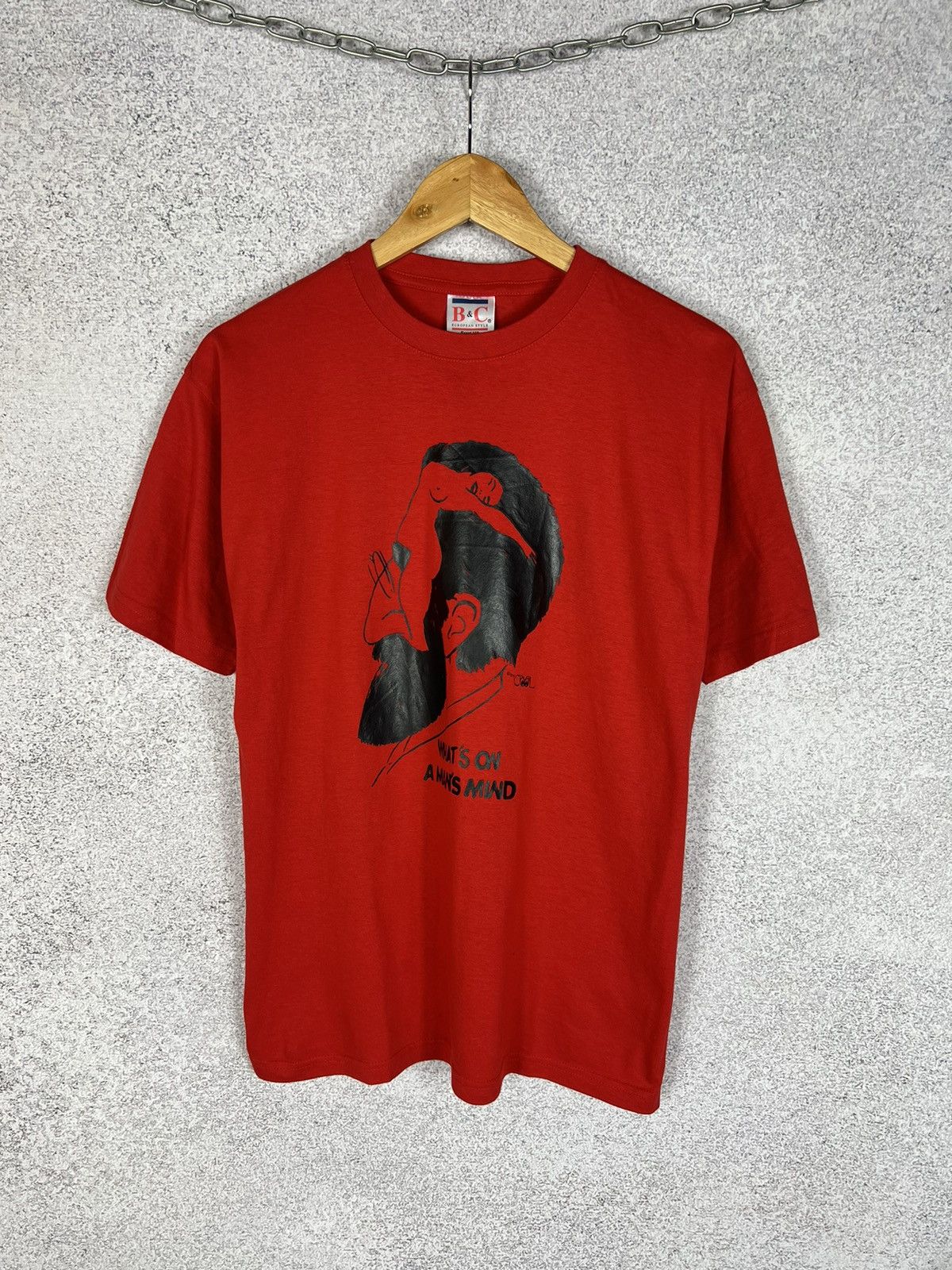 Vintage Vintage Sigmund Freud WHAT'S OH A MAN'S MIND Tee Size US S / EU 44-46 / 1 - 2 Thumbnail