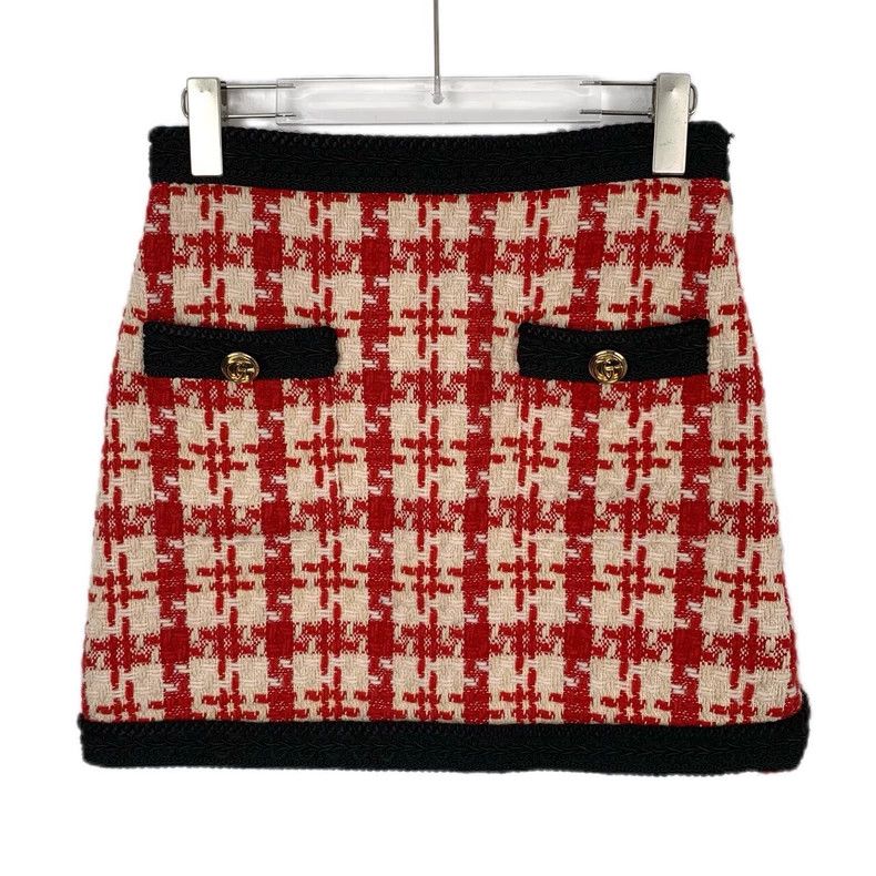 Gucci Gucci Wool Blend A-Line Skirt Size US 31 - 1 Thumbnail