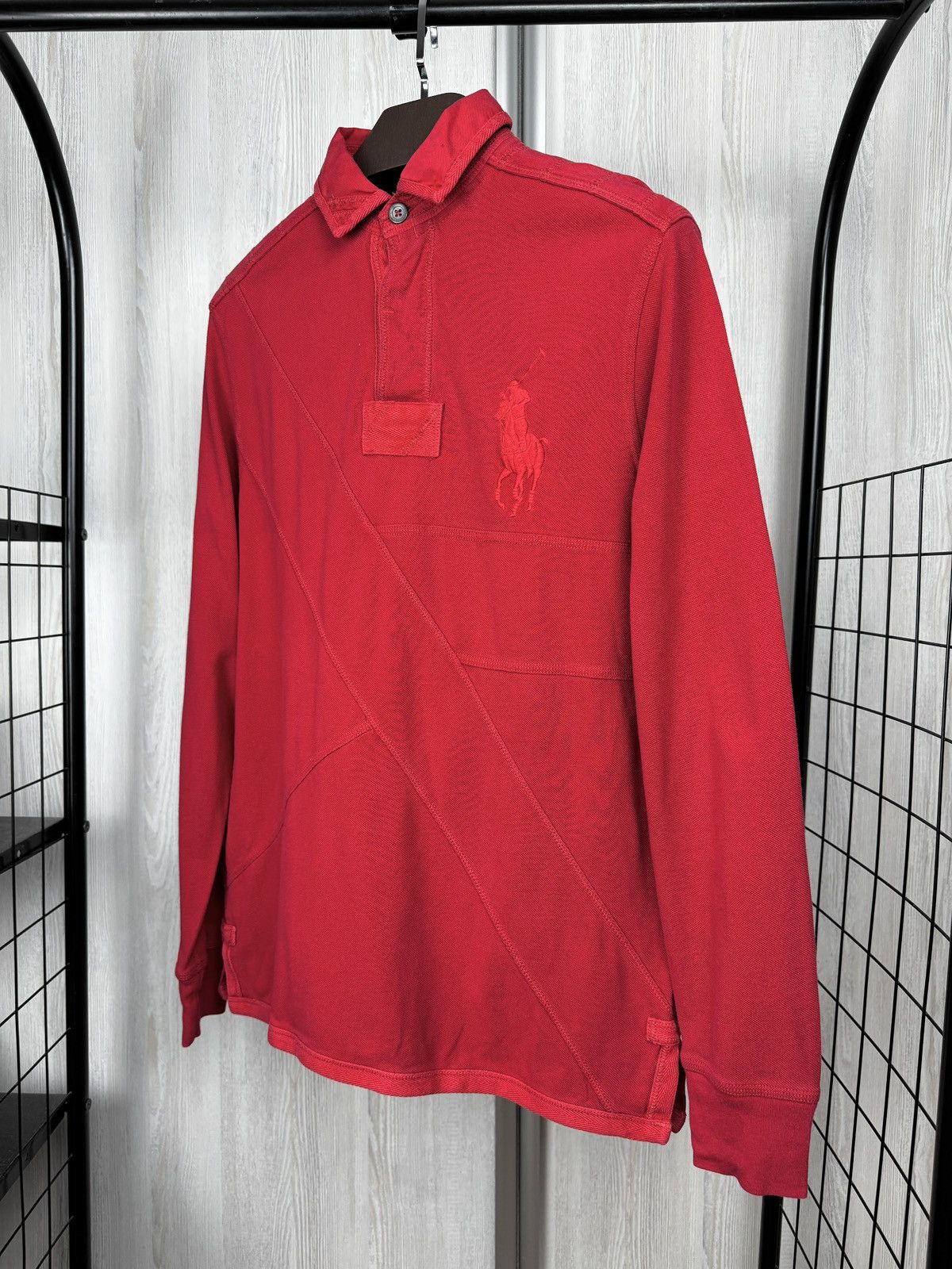 Polo Ralph Lauren Polo Ralph Lauren vintage red heavy rugby polo shirt size M Size US M / EU 48-50 / 2 - 5 Thumbnail