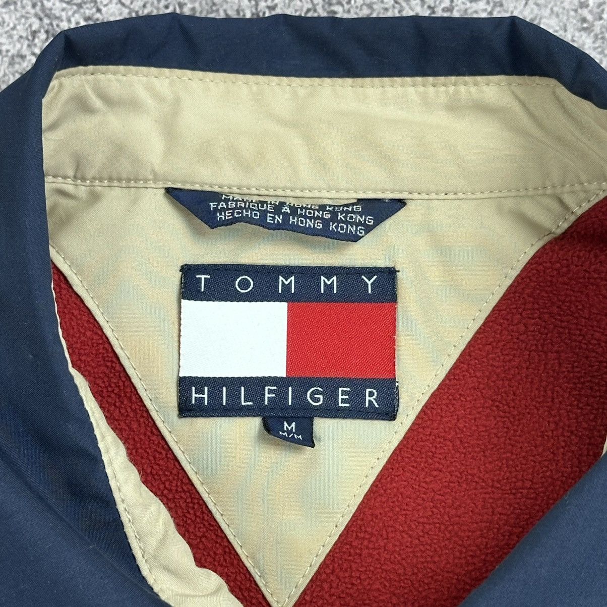 Tommy Hilfiger Vintage Tommy Hilfiger Bomber Jacket Blue Fleece Size M Size US M / EU 48-50 / 2 - 3 Thumbnail