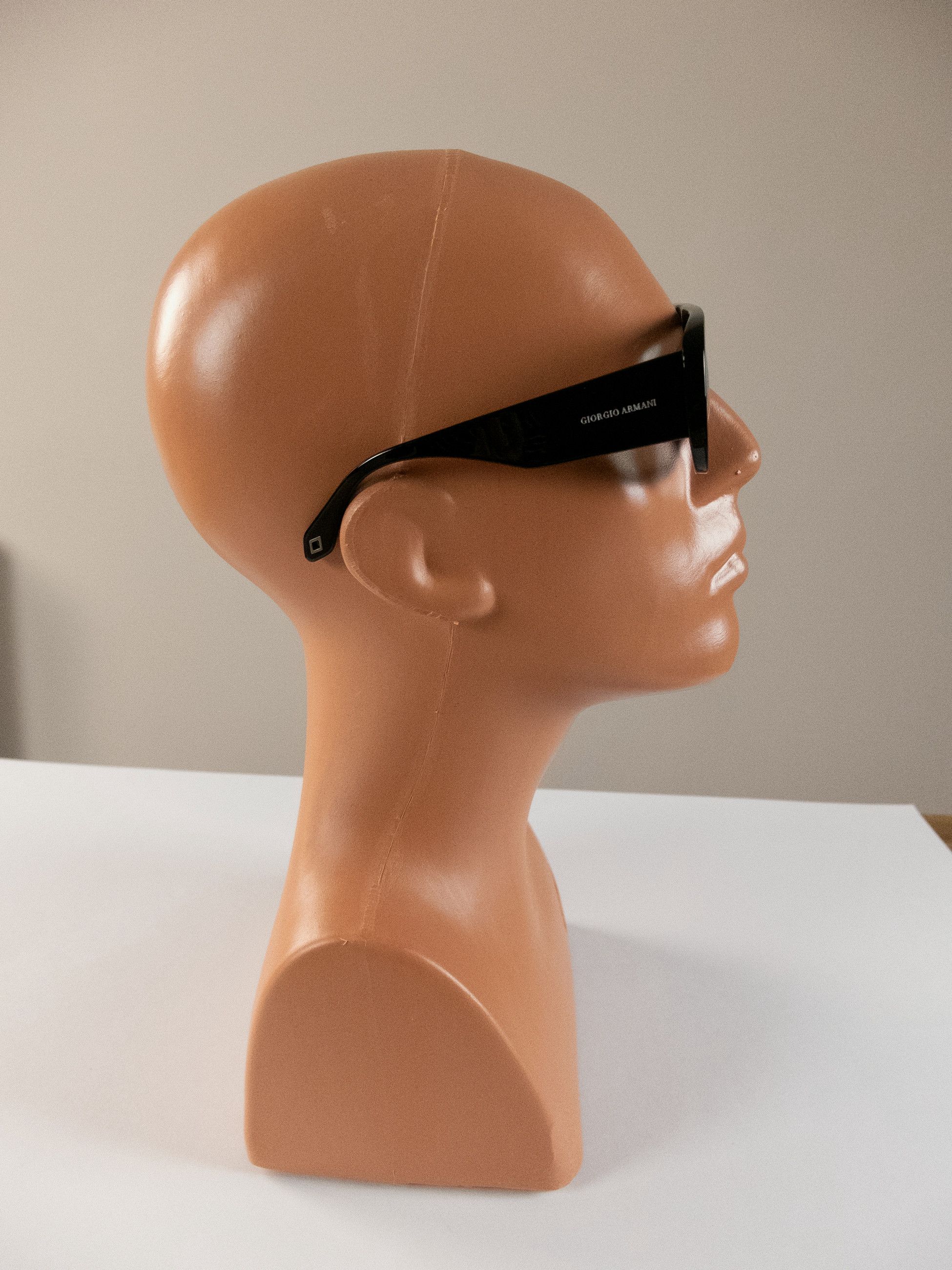 Giorgio Armani GIORGIO ARMANI black pillow shape oversize sunglasses Size ONE SIZE - 9 Thumbnail