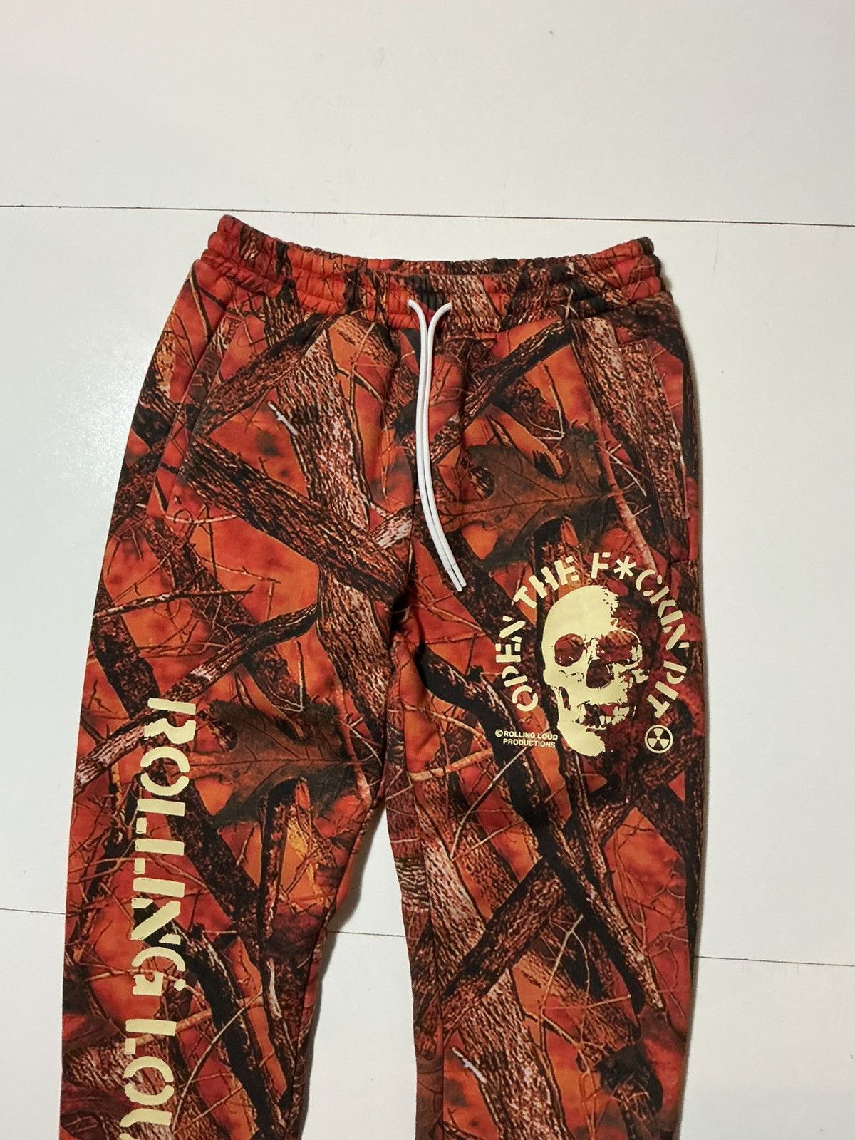 Rolling Loud Rolling Loud Open The Pit OG Skull Camo Jogger Sweatpants Size US 34 / EU 50 - 5 Thumbnail