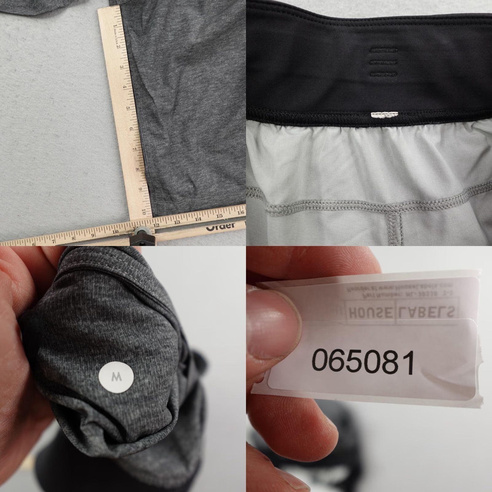 Lululemon Lululemon Shorts Mens Medium Gray Athletic Performance Workout Gym Running Yoga Size US 31 - 8 Thumbnail