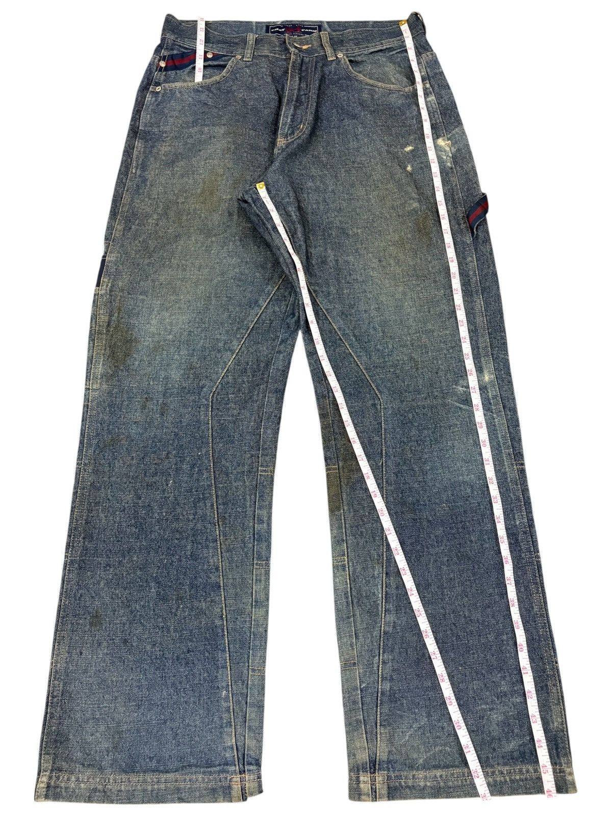 Phat Farm Vintage Phat Farm Carpenter Distressed Baggy Jeans Size US 34 / EU 50 - 11 Thumbnail