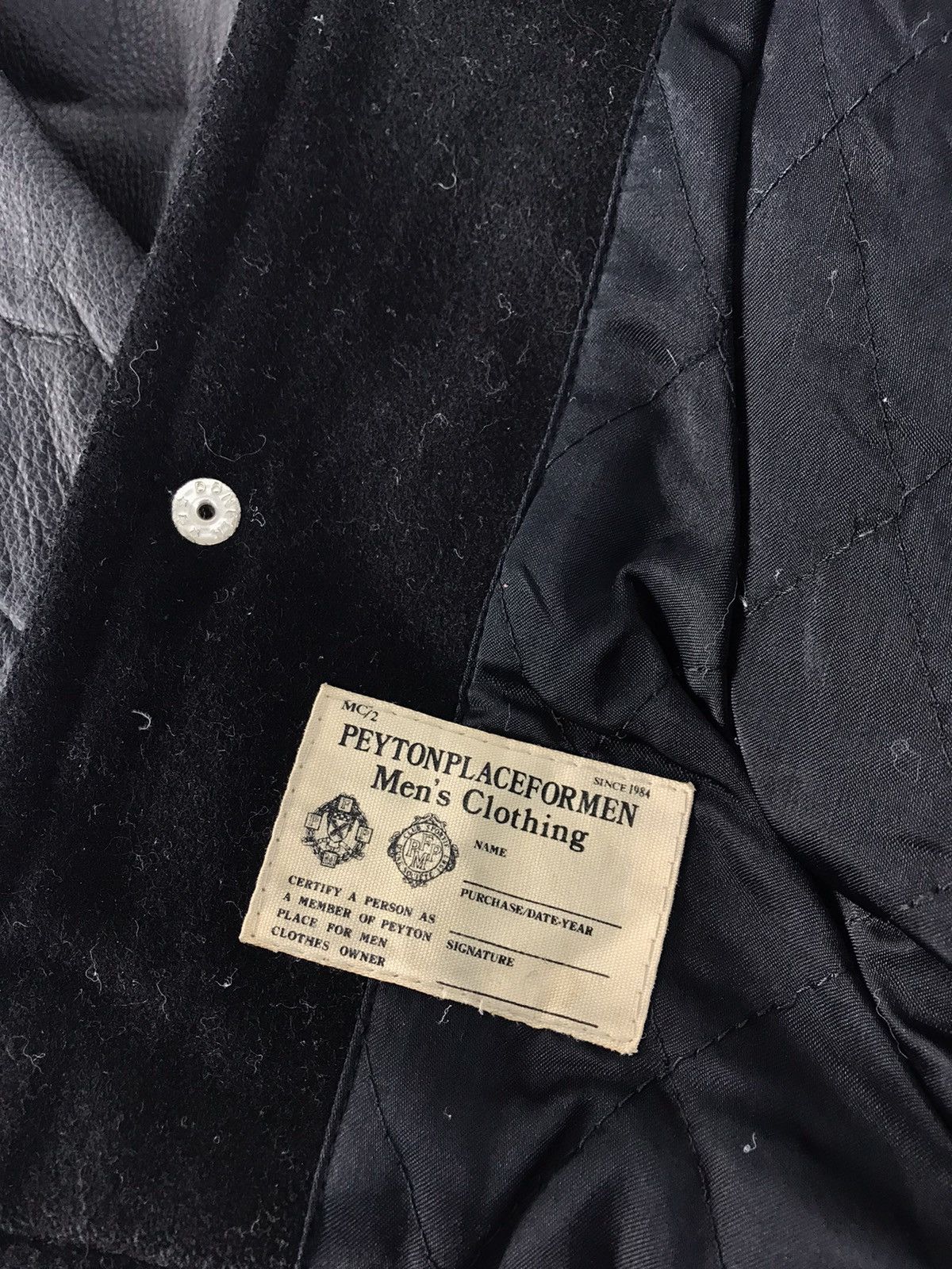 PPFM 90s Peyton Place For Men Grand Prix Jacket Leather Sleeve Size US L / EU 52-54 / 3 - 8 Thumbnail
