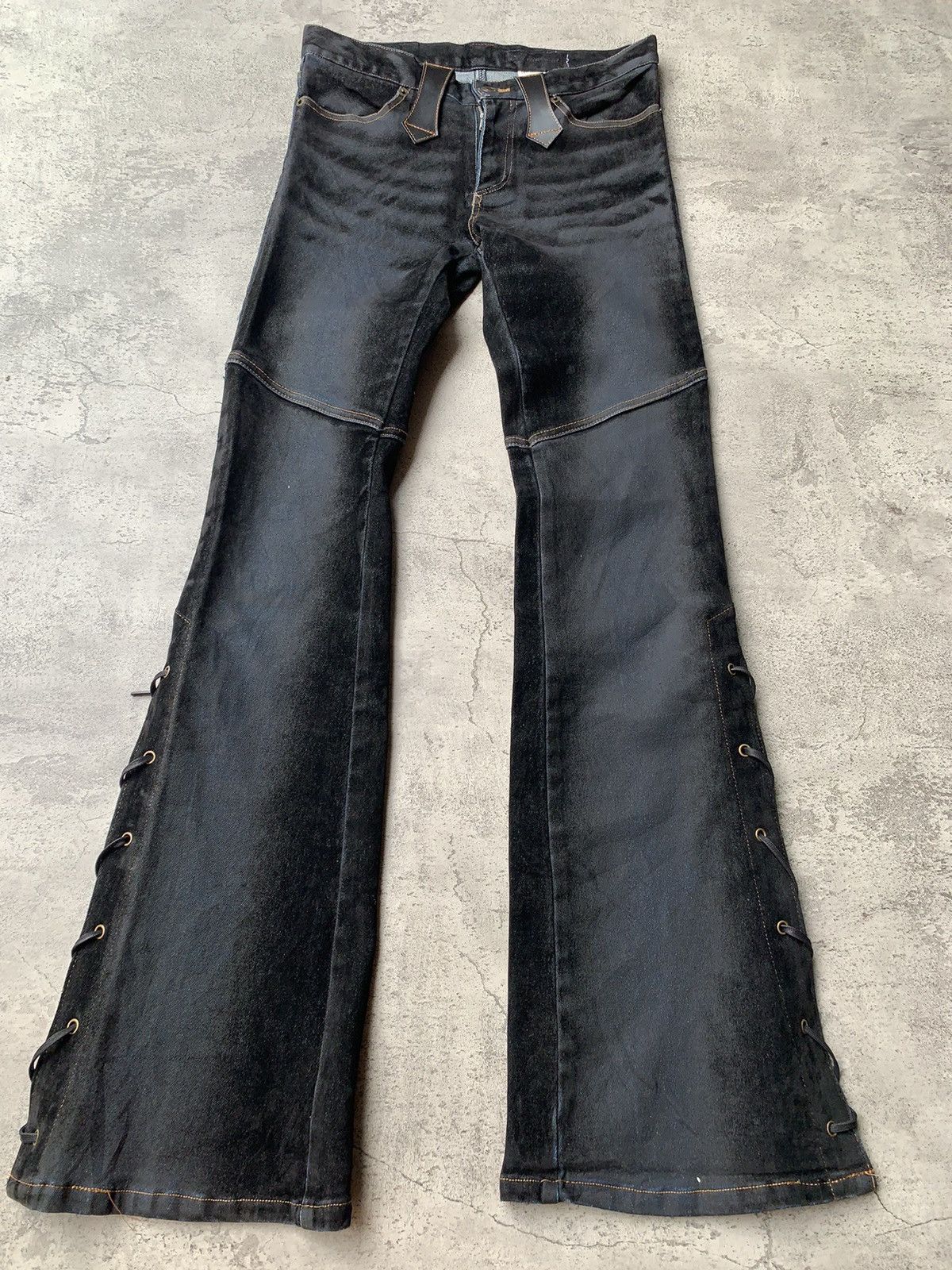 パンツ 00s LAGATE japanese label flare denim Yahoo!オークション - 00s archive japanese label flare denim