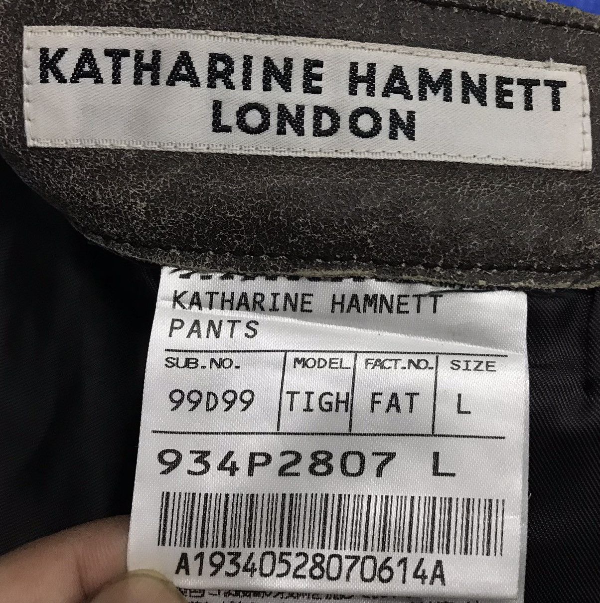 Katharine Hamnett London × Leather × Vintage Vintage Katharine Hamnett London Leather Pants Size US 32 / EU 48 - 13 Thumbnail