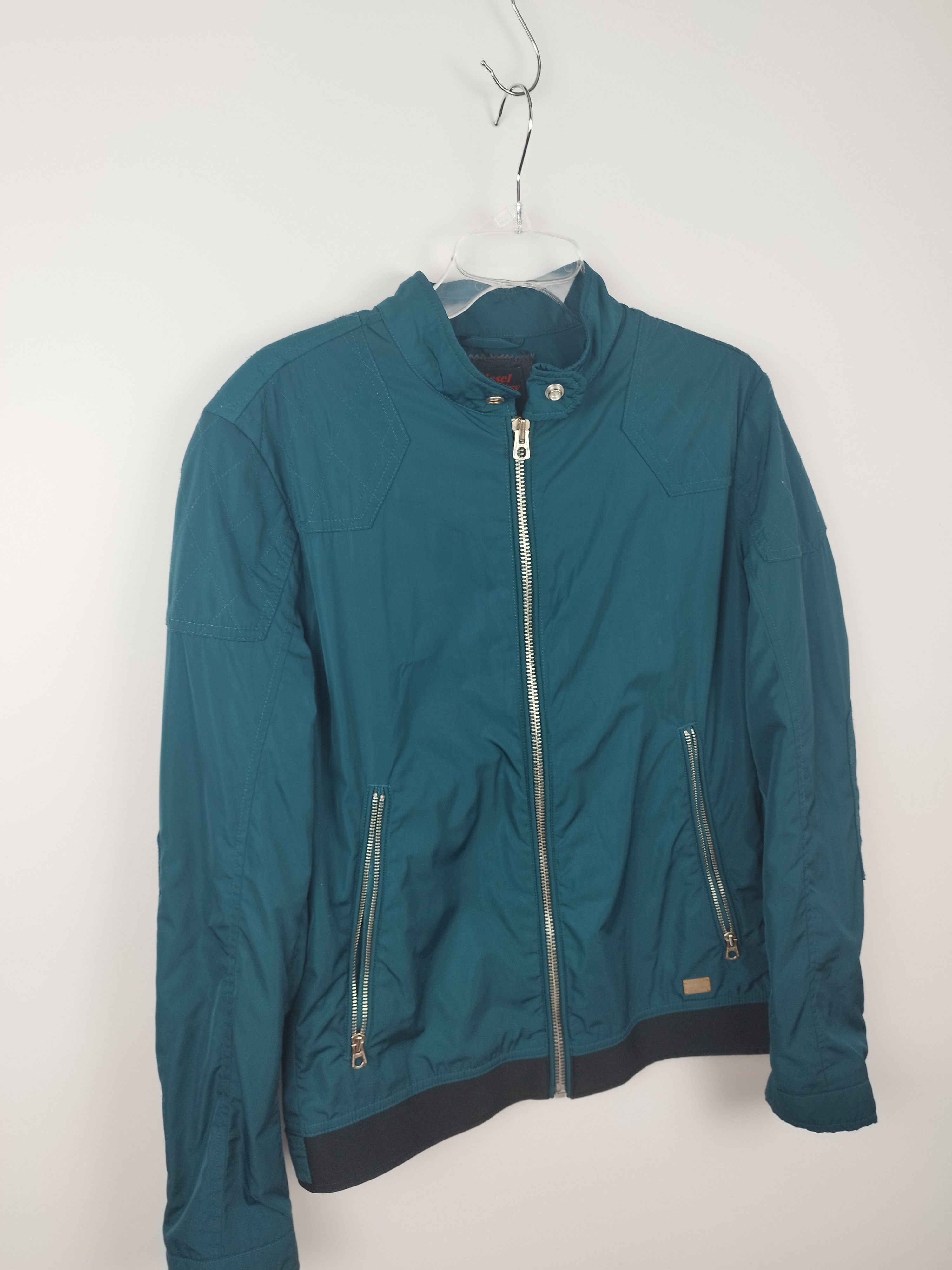 Diesel Diesel Cropped Zip - Up Rider Bomber Jacket Size US M / EU 48-50 / 2 - 2 Thumbnail