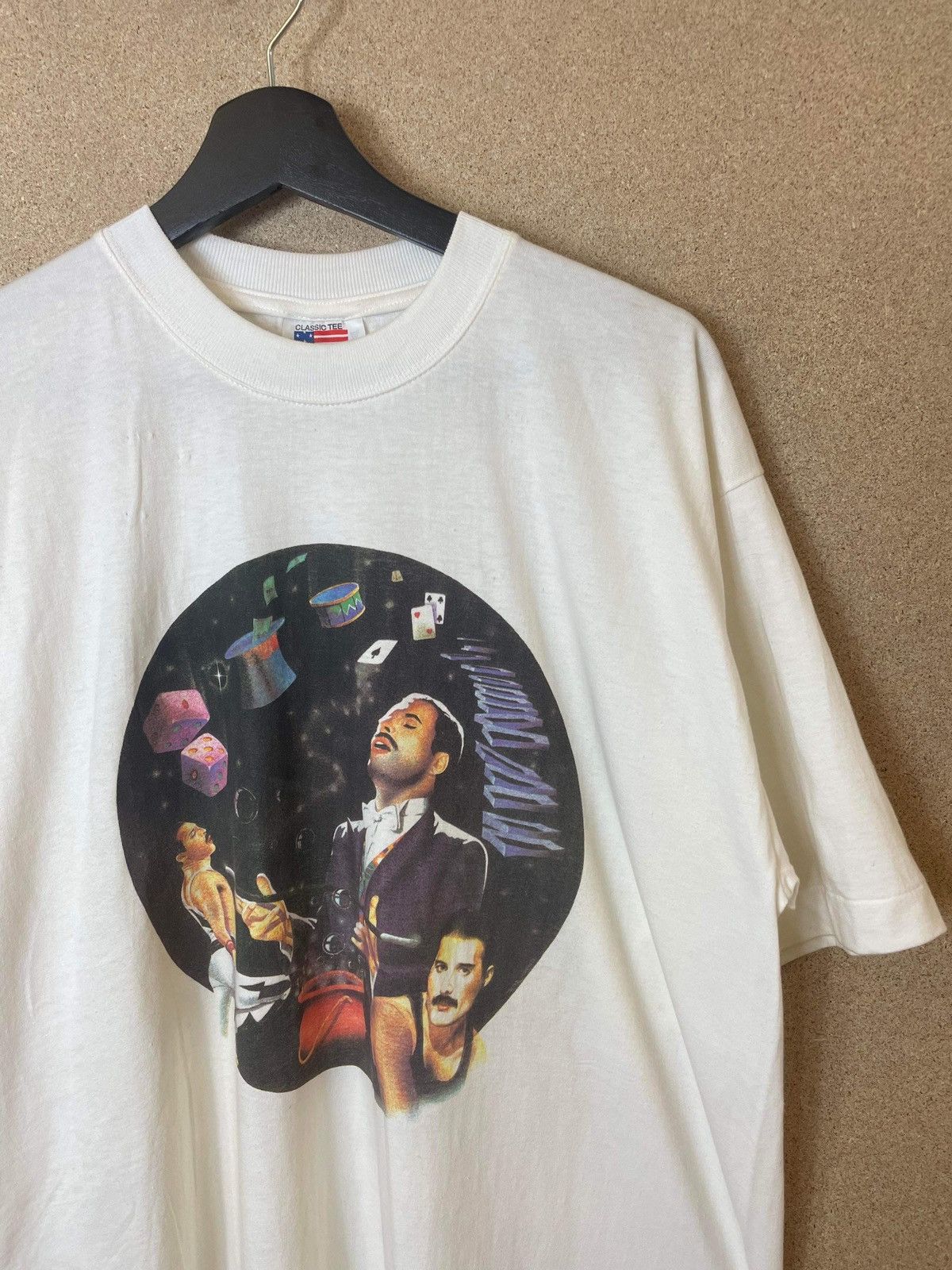 Band Tees × Vintage Vintage Freddie Mercury 90s Tee - XL Size US XL / EU 56 / 4 - 5 Thumbnail