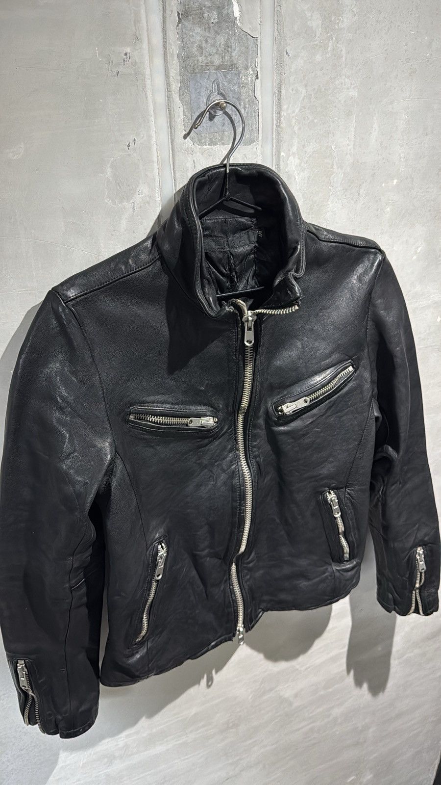 GOSTAR DE FUGA Rare Fuga Multi Zip Leather Jacket Size US M / EU 48-50 / 2 - 14 Thumbnail
