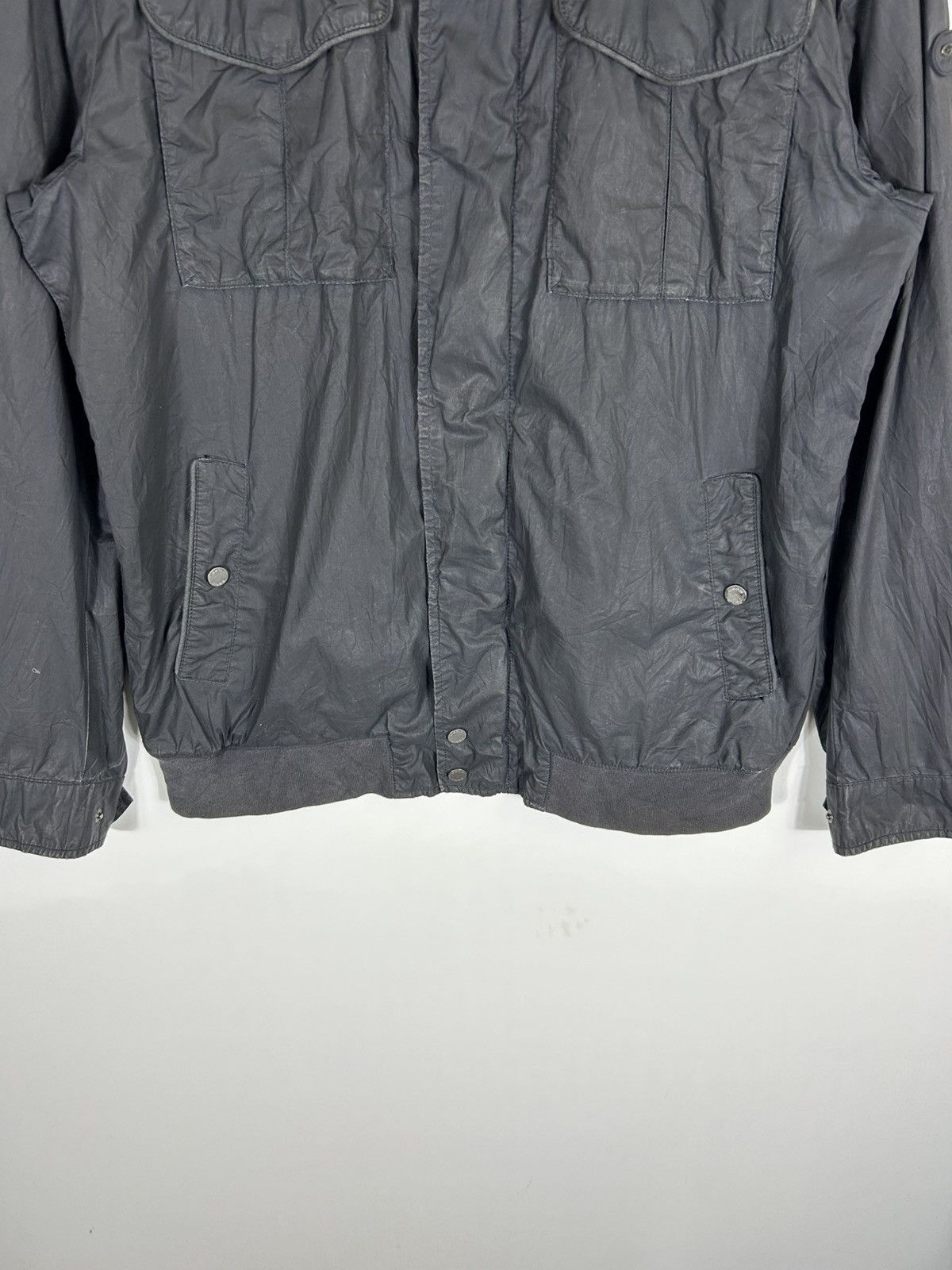 Geox × Italia Independent 🔥Geox Respira Italia Patent Zipper Jacket Size US L / EU 52-54 / 3 - 5 Thumbnail