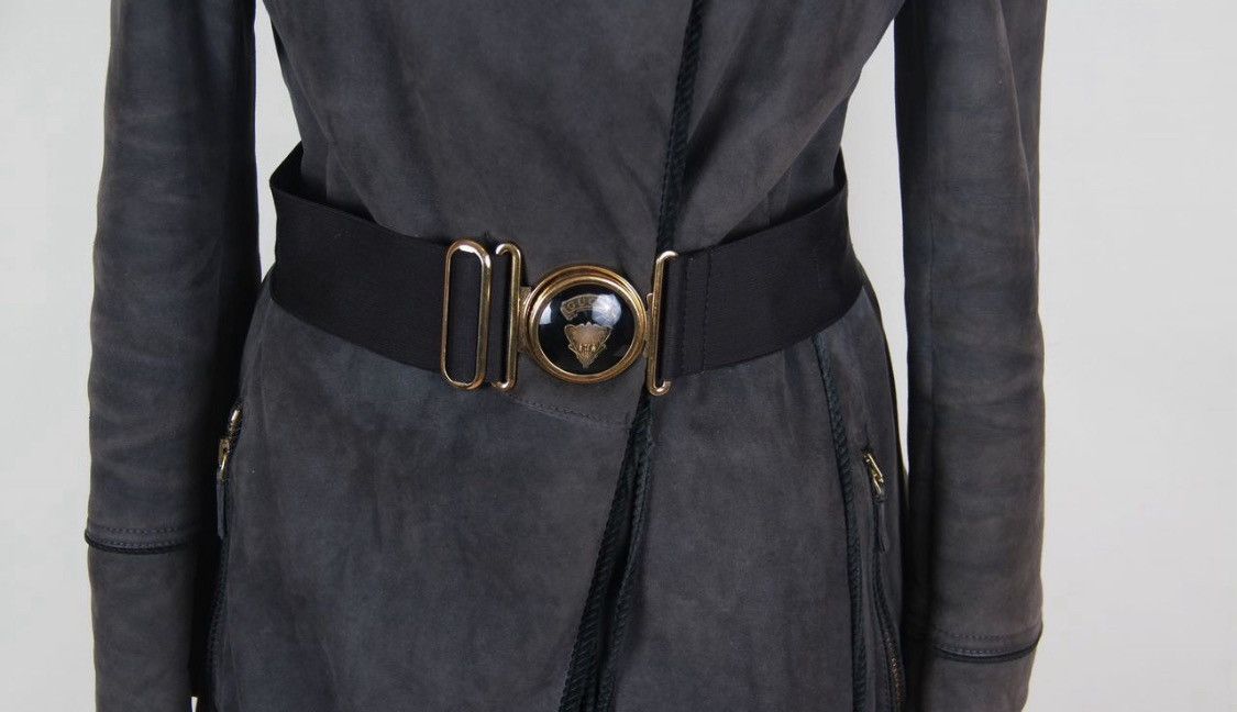 Gucci Gucci Suede and Fur Belted Mid-Length Coat Size M / US 6-8 / IT 42-44 - 2 Thumbnail