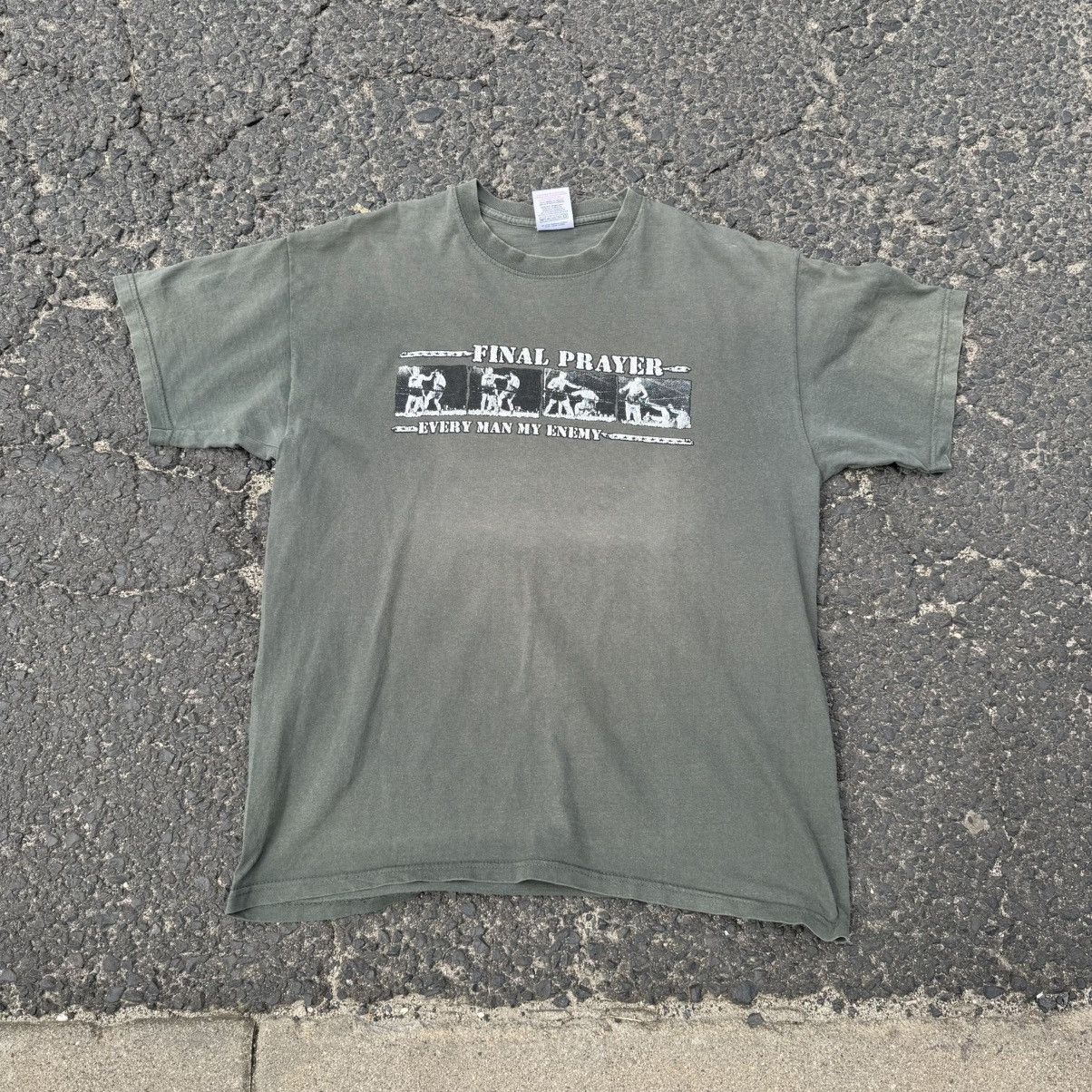 Band Tees Vintage FINAL PRAYER MY ENEMY Hardcore Punk Band Tee Faded Size US L / EU 52-54 / 3 - 11 Thumbnail