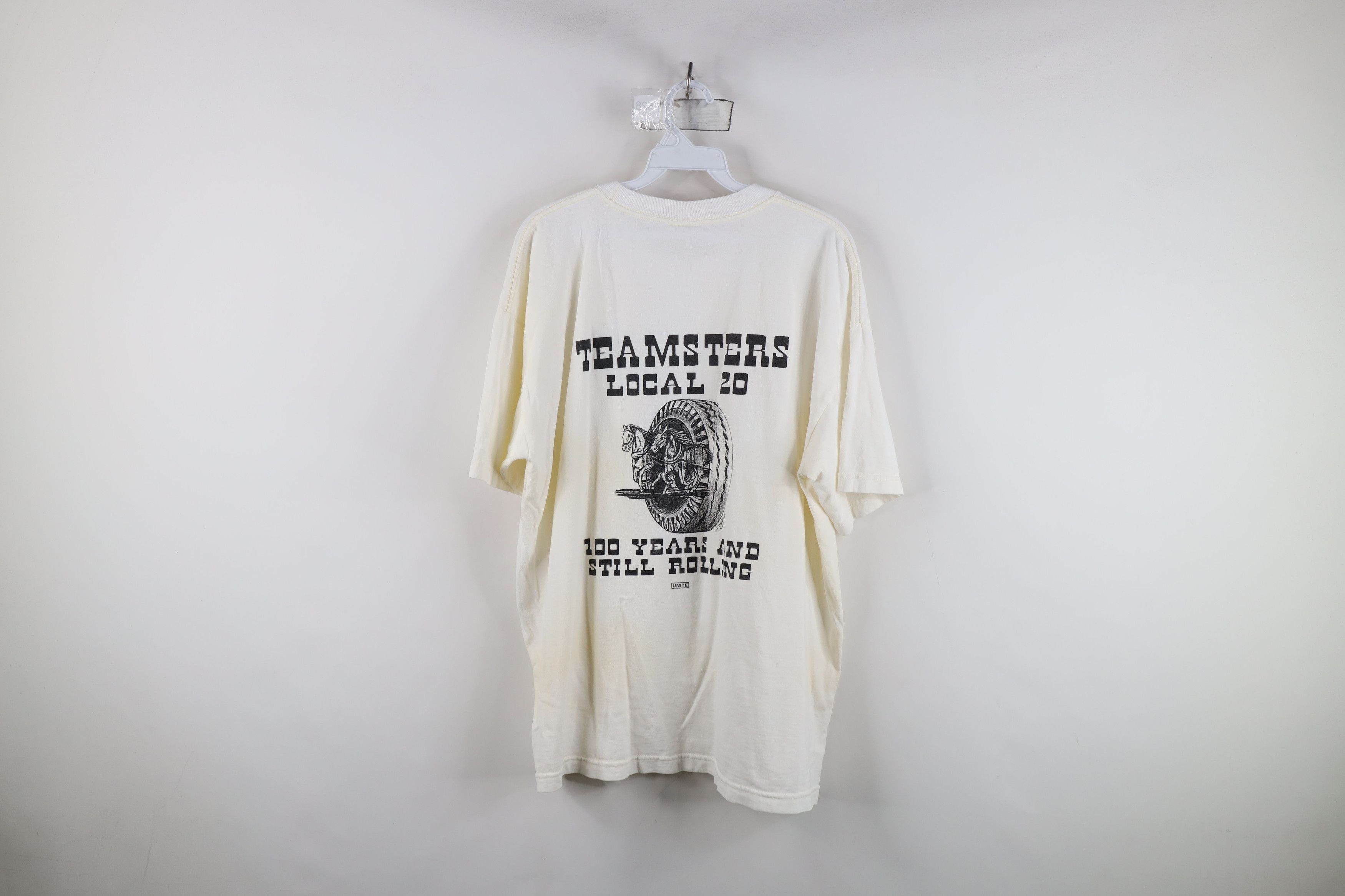 Vintage Vintage Y2K 2003 Teamsters Union 100 Year Local 20 T-Shirt Size US XL / EU 56 / 4 - 14 Thumbnail