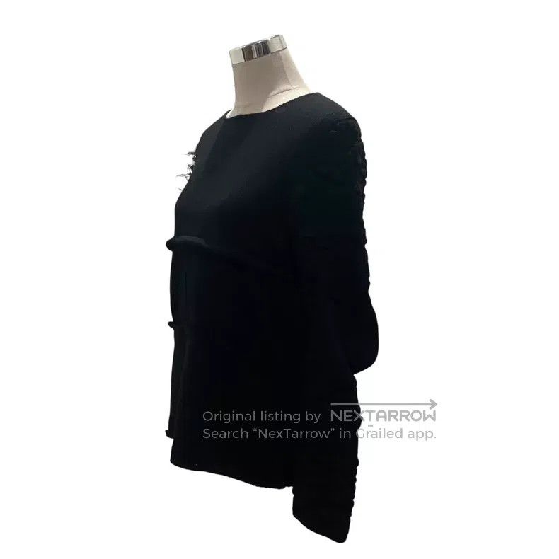 Comme des Garcons Comme des Garcons Mixed Material Knit Top Size S / US 4 / IT 40 - 2 Thumbnail