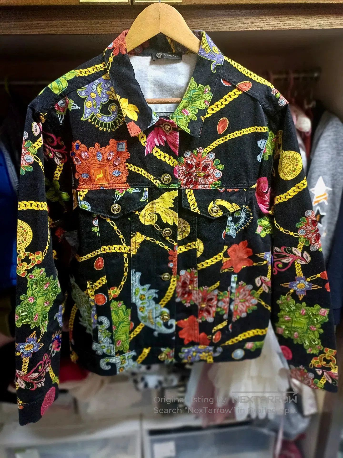 Versace Versace Men's Limited Denim Jacket. Size US XL / EU 56 / 4 - 1 Thumbnail