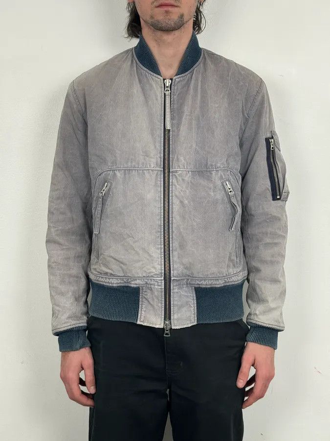Our Legacy AW2015 Our Legacy Grey Tie Dye Bomber Jacket Size US S / EU 44-46 / 1 - 2 Thumbnail