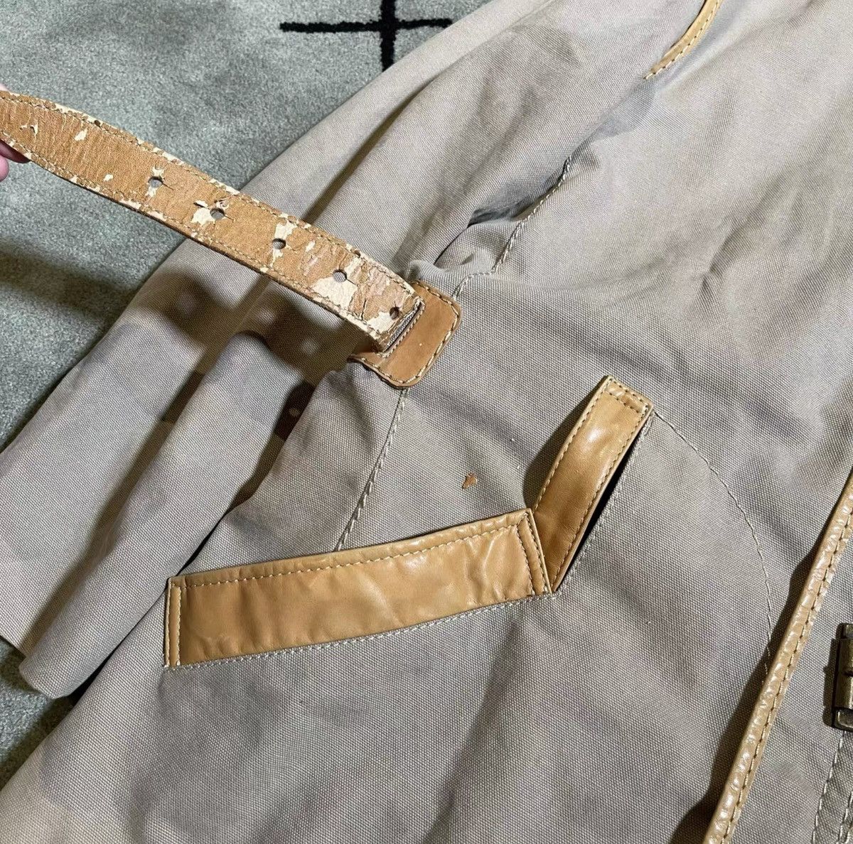 Issey Miyake ISSEY MIYAKE Fall/Winter 2007 Leather Jacket/Coat Size US M / EU 48-50 / 2 - 7 Thumbnail