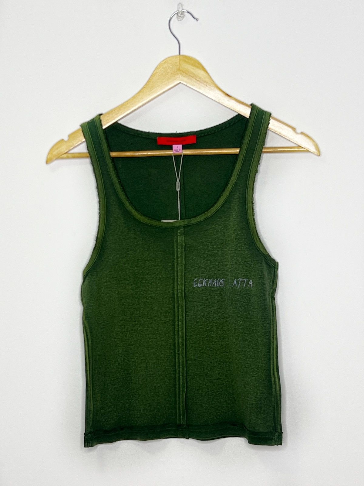 Eckhaus Latta Eckhaus Latta Lapped Tank Top Size S / US 4 / IT 40 - 1 Thumbnail