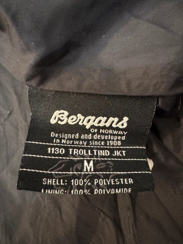 Bergans Bergans 1130 Trolltind Jkt Jacket Ski Recco Dermizax size M Size US M / EU 48-50 / 2 - 13 Thumbnail