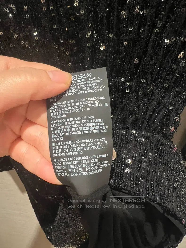 Saint Laurent Paris Saint Laurent Paris Beaded Dress S Size S / US 4 / IT 40 - 6 Thumbnail