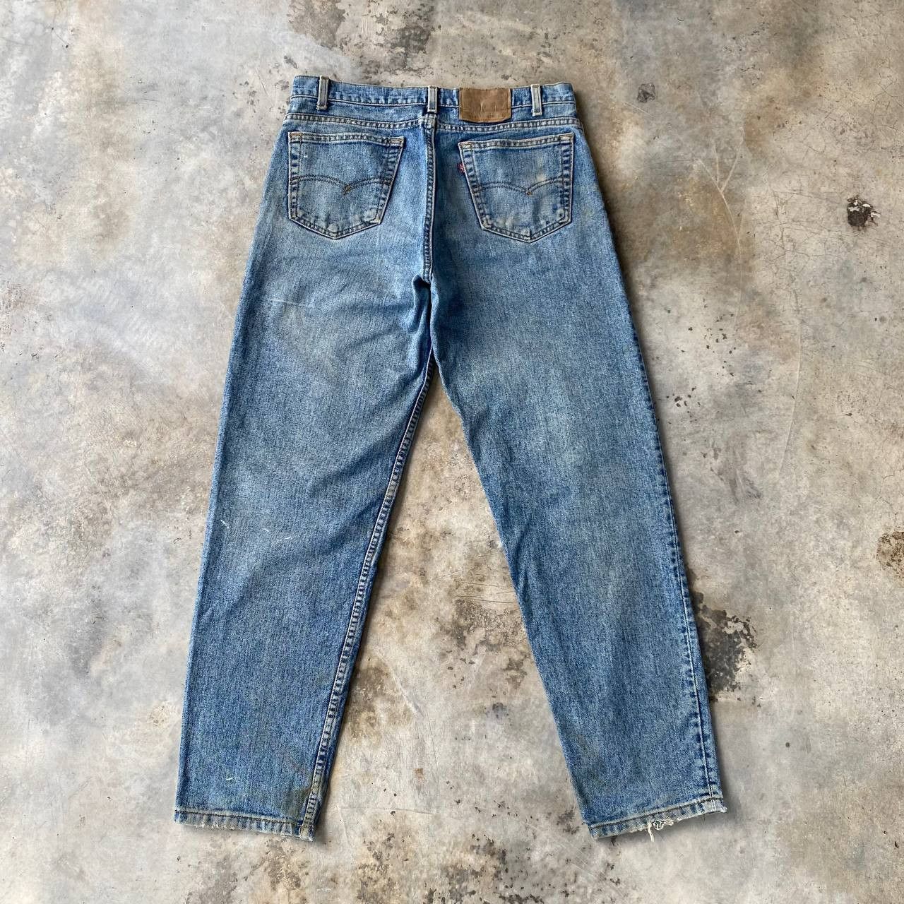 Levi's Vintage Clothing VINTAGE 1993 LEVIS 550 DIRTY MUDWASH GRUNGE JEAN USA W35X31" Size US 35 - 9 Thumbnail