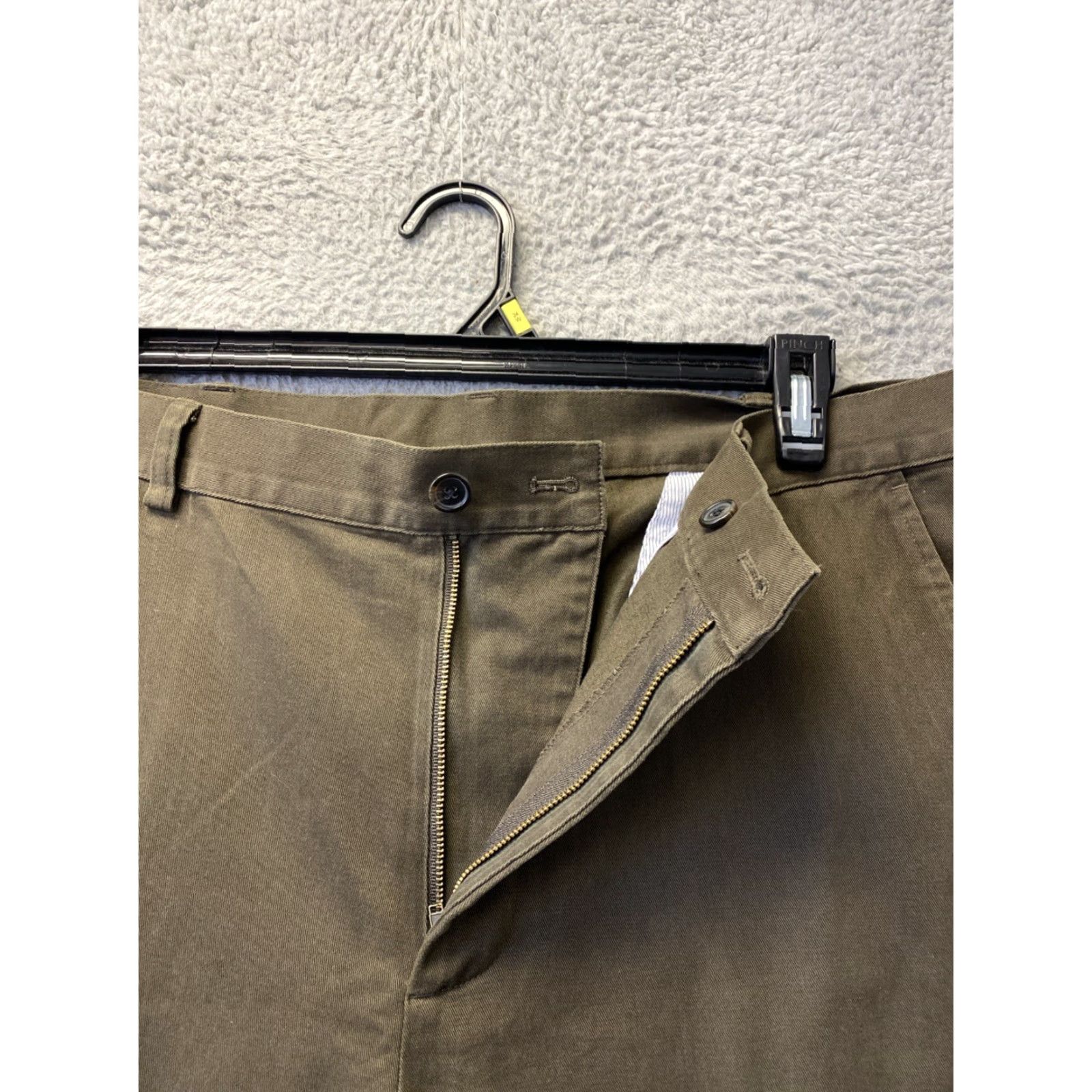Brooks Brothers BROOKS BROTHERS Military Sage Green Chino Pants 38W x 30L Mens Regular Size US 38 / EU 54 - 2 Thumbnail