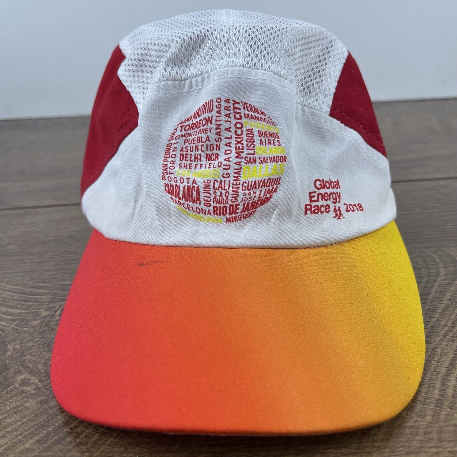 Other Bimbo Global Energy Race 2018 Hat White Cap Hat Adjustable H Size ONE SIZE - 4 Thumbnail