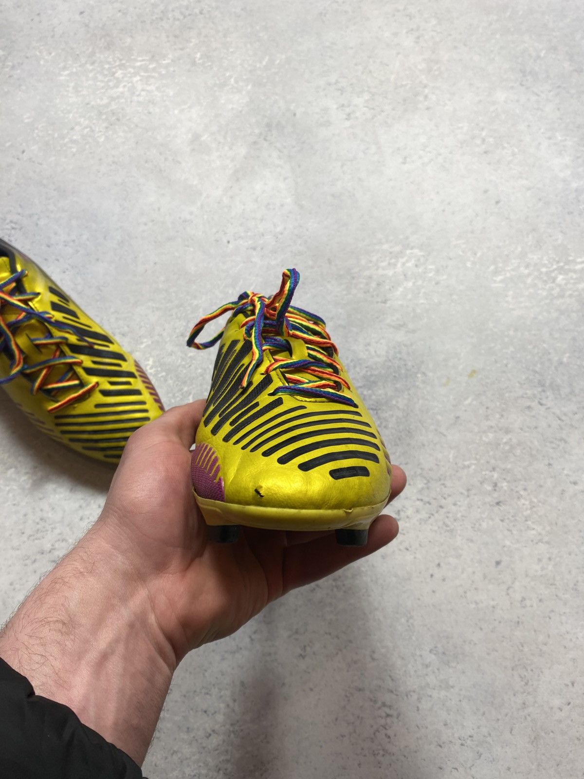 Adidas Vintage Adidas Predator LZ TRX FG Football Boots Soccer Size US 9.5 / EU 42-43 - 13 Thumbnail